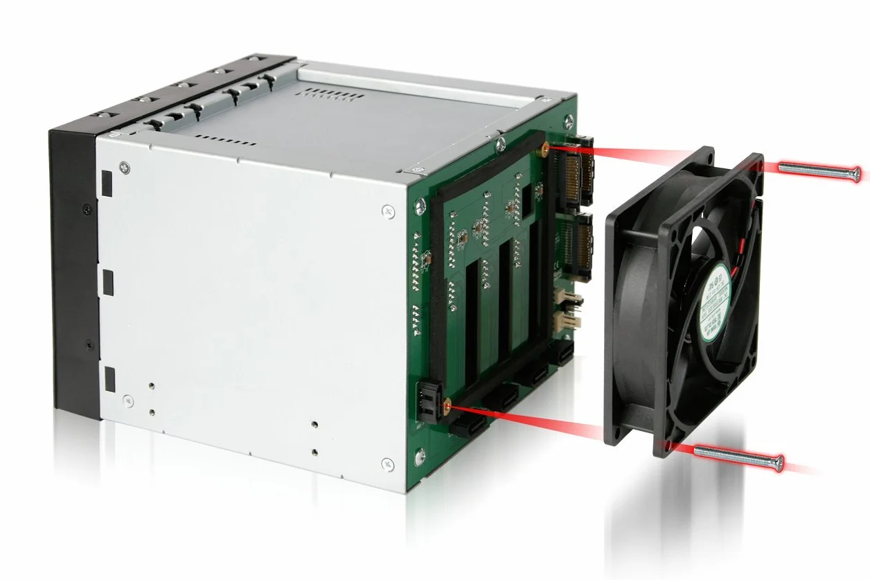 Icy Dock MB155SP-B FatCage wewnętrzny moduł tylny 5 w 3 SATA