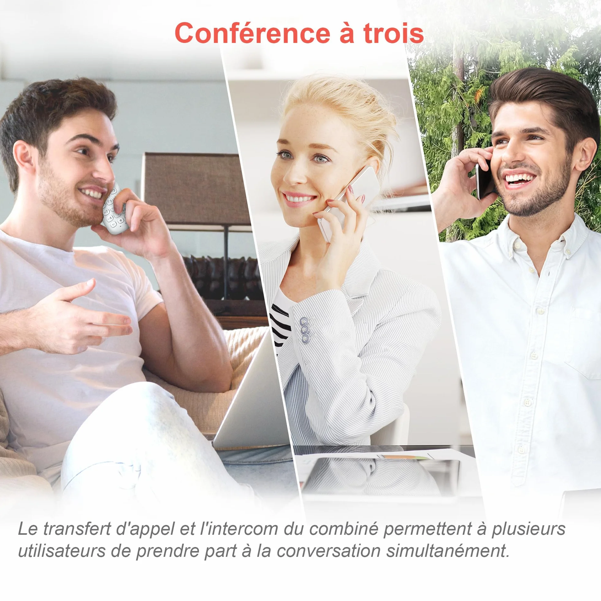 VTech CS1551 Bezprzewodowy telefon DECT z 2 słuchawkami z ładowarką, automatyczną sekretarką, blokadą połączeń, identyfikatorem dzwoniącym/połączenia oczekującego, głośnikiem, podświetlanym ekranem i