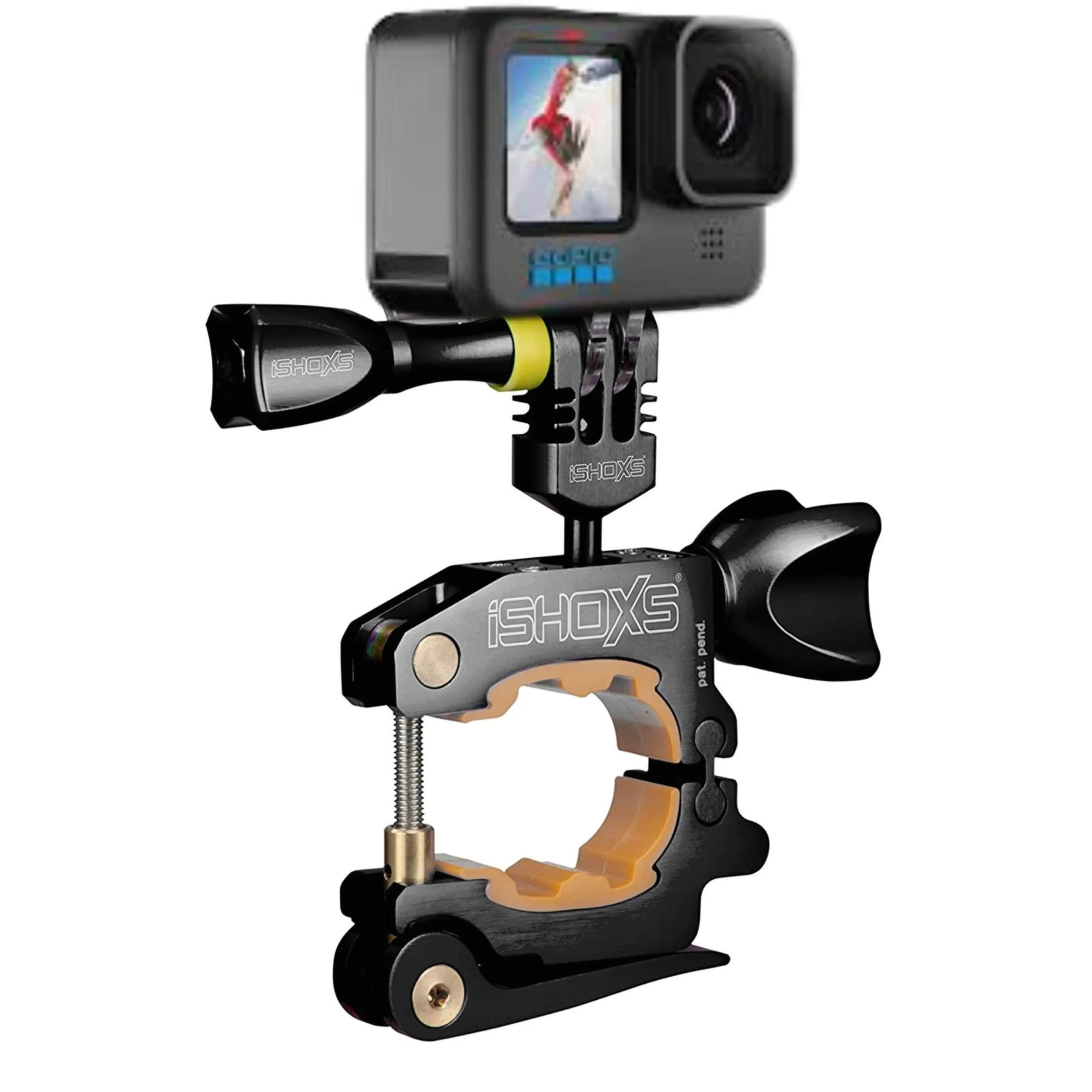 ProMount – Solidny uchwyt do GoPro, DJI, Akaso i innych kamer sportowych | Stabilne mocowanie na pojazdach, sprzęcie i rurach (średnica 20-40 mm) | Antywibracyjne do sportów ekstremalnych