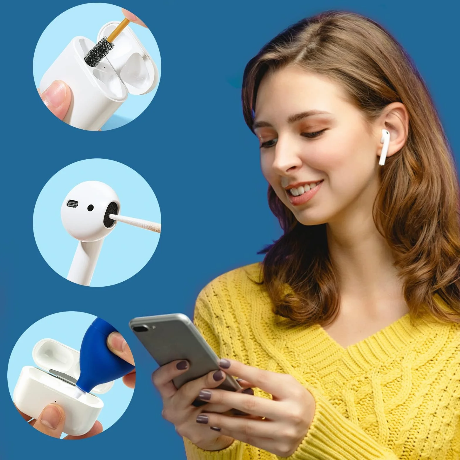 Zestaw do czyszczenia iPhone Airpods 223 szt. profesjonalny wielofunkcyjny
