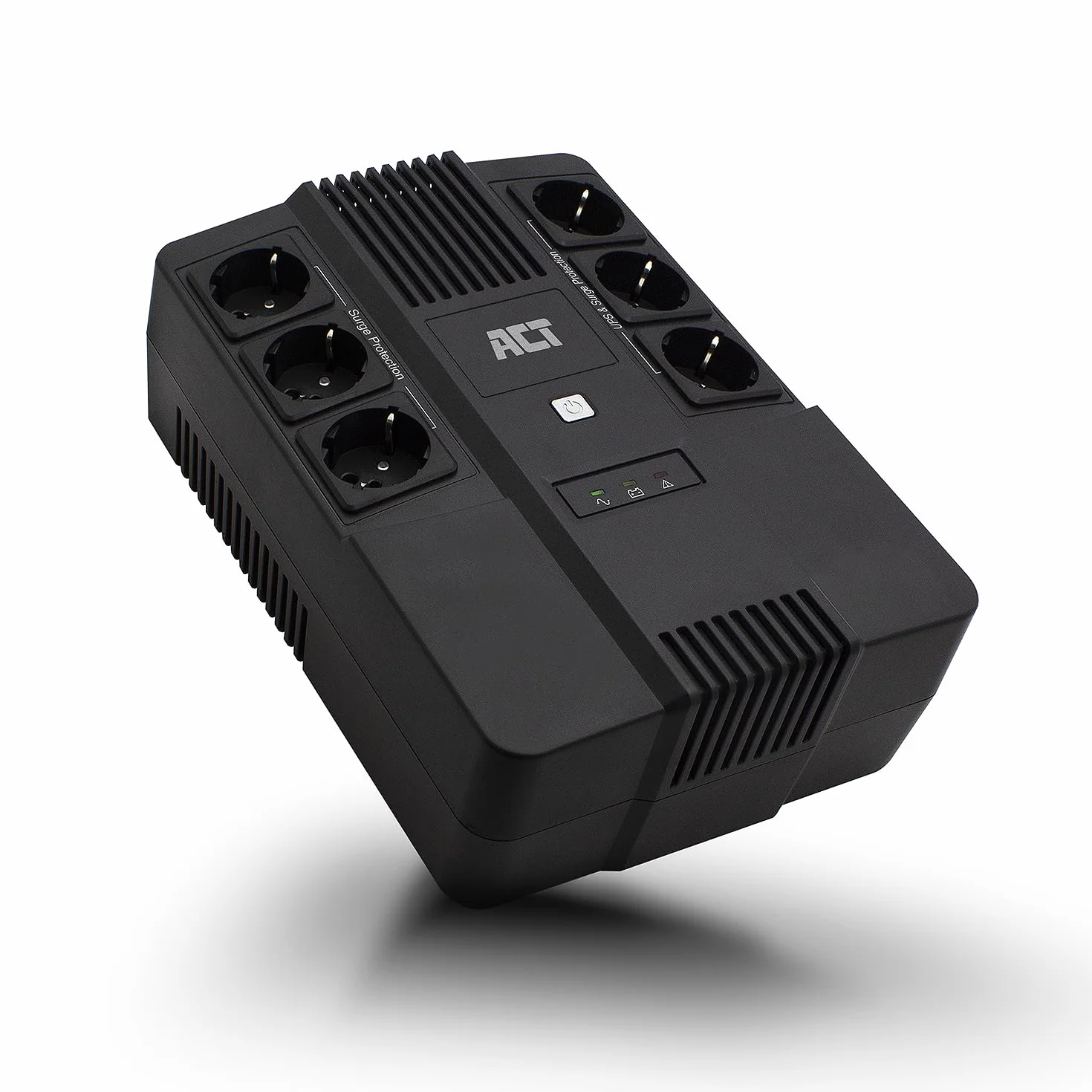 ACT Back-up zasilacz UPS Line Interactive, akumulator 600 VA UPS Power Supply, (6 wyjść Schuko, ochrona przed przepięciem), AVR – AC2300
