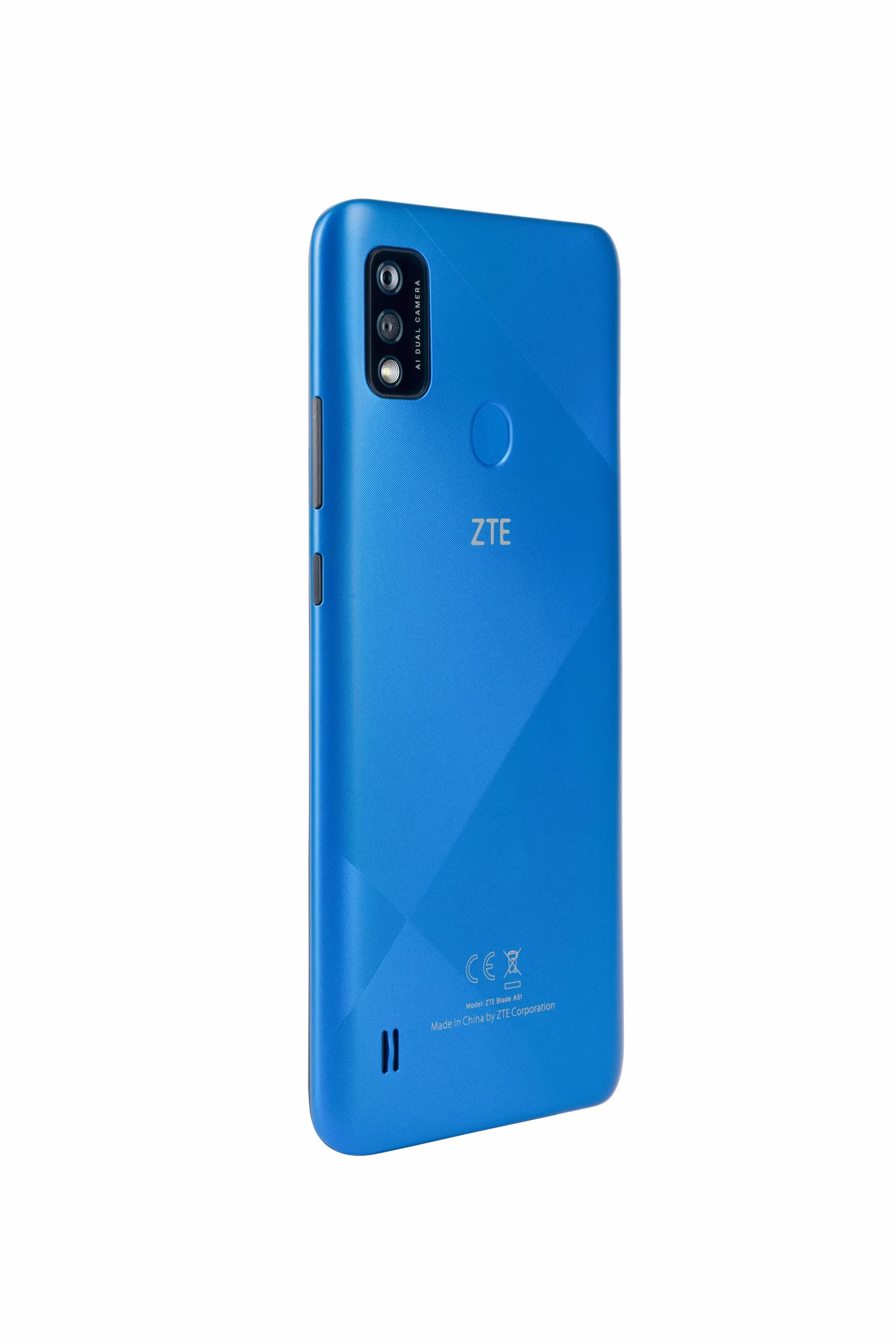 ZTE Blade A51 smartfon 6,52 cala HD + ekran, 13 MP + 2 MP Dual Camera, 2 GB + 32 GB pamięci, niebieski kolor.