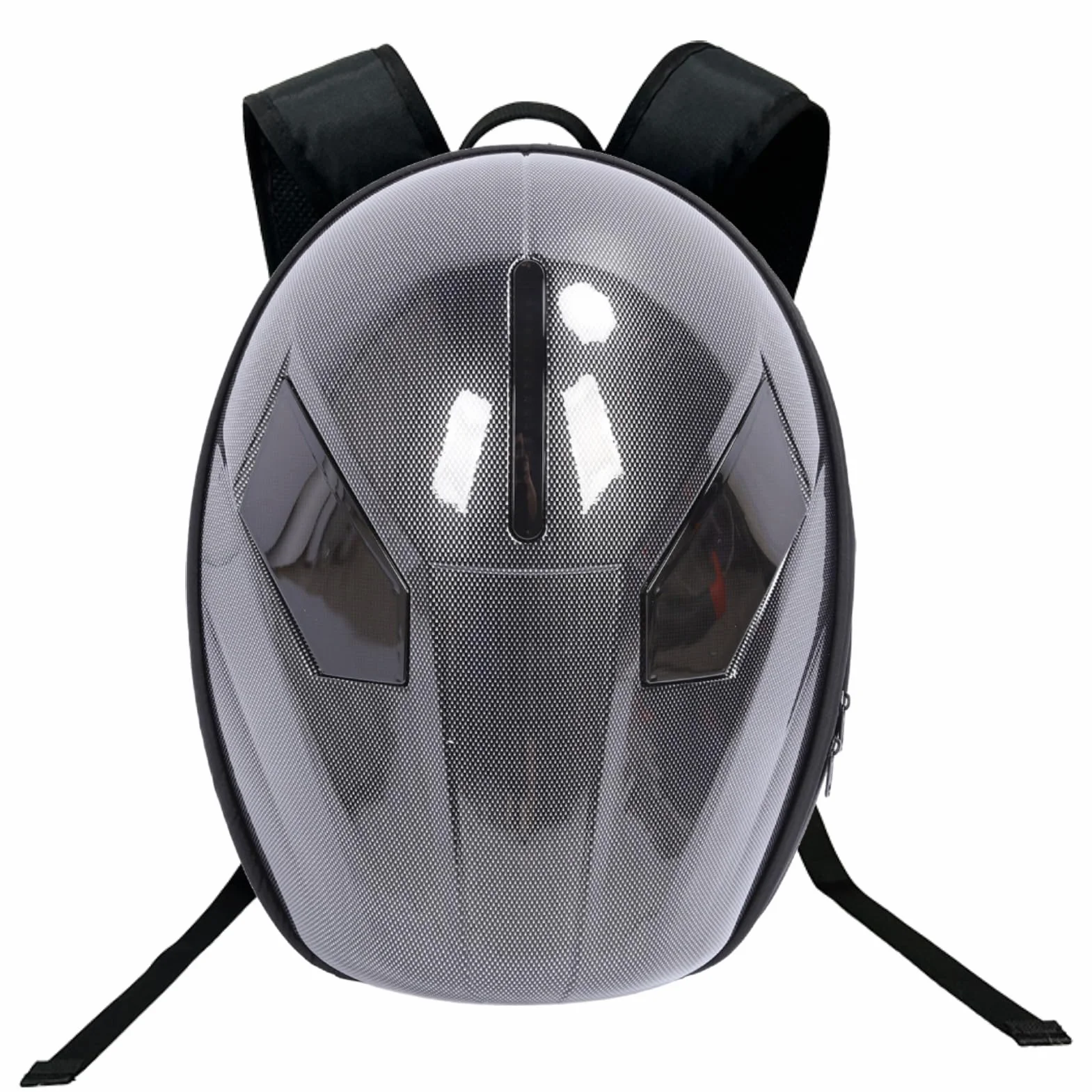 Hyuduo Plecak LED, Plecak Motocyklowy z twardą obudową 3D i Programowalnym Ekranem, Torba na Laptopa o Dużej Pojemności dla Mężczyzn, z Miejscem do Przechowywania 19,69 Cala,