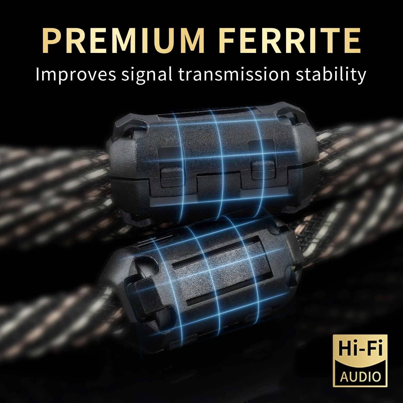 Kabel audio HiFi 2 RCA męski na 2 XLR męski z plecionym nylonowym przewodem Audiophile 4N Rdzeń z miedzi beztlenowej (3 m)