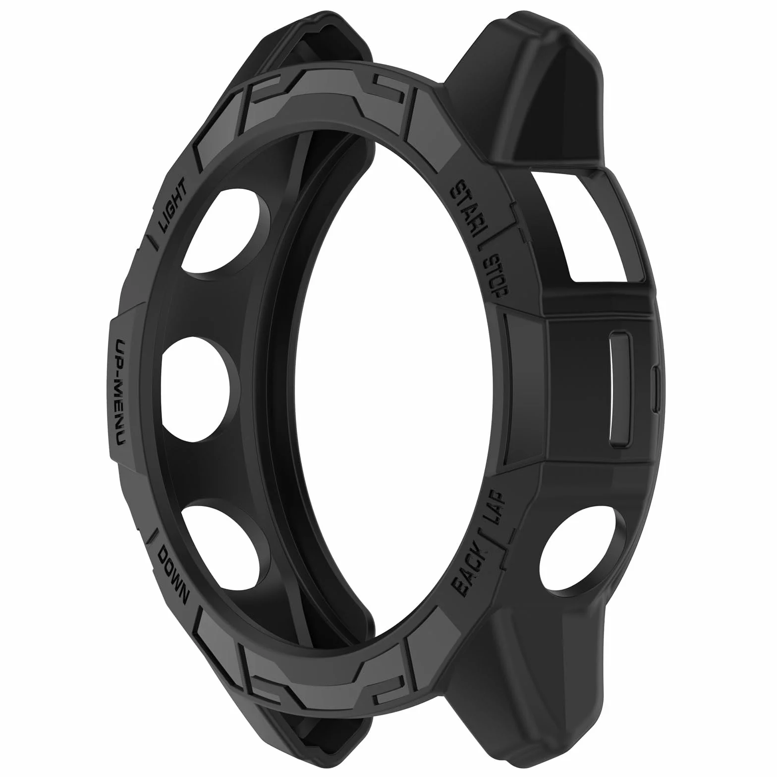 Etui kompatybilne z Garmin Epix Pro Gen 2 47 mm/Fenix 7 Pro/Fenix 7, etui ochronne z TPU, osłona ramy zegarka, akcesoria (czarne)