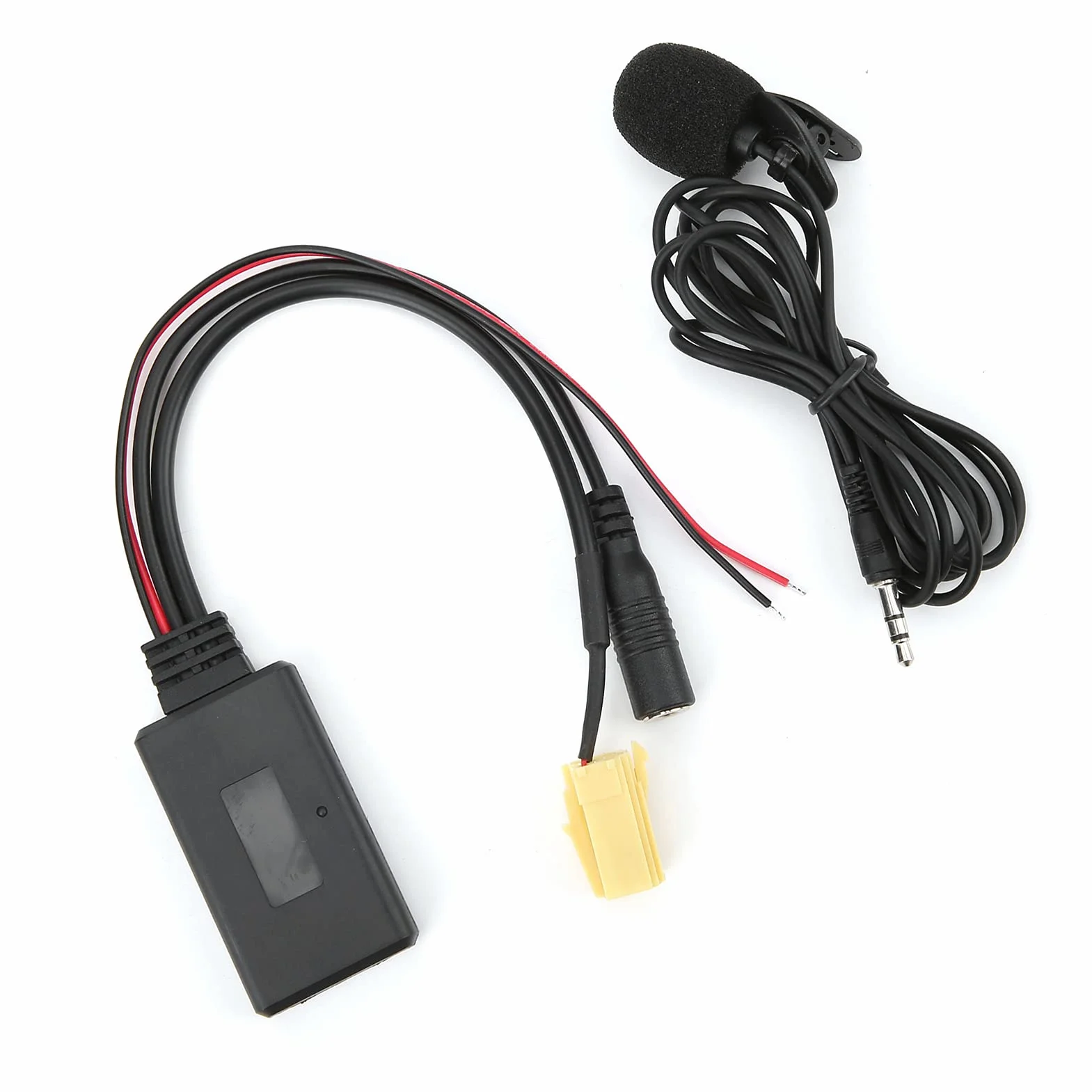 Adapter do Kabla Bluetooth 5.0 AUX Z Wymianą Zestawu Głośnomówiącego Mikrofonu Adapter AUX-In Adapter Samochodowy Audio Dla Fiata 500/dla Grande Punto/dla Qubo/dla Fiorino