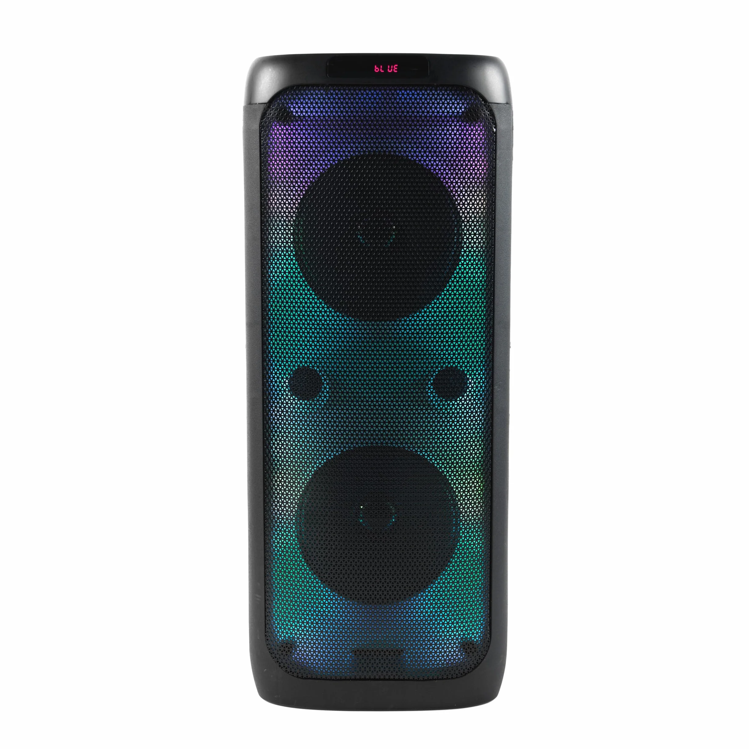 Intempo Blaze głośnik Bluetooth imprezowy 100 W PMPO z mikrofonem karaoke | 5 trybów oświetlenia LED, zasięg bezprzewodowy 25 m, akumulator 3000 mAh, do 10 godz. odtwarzania
