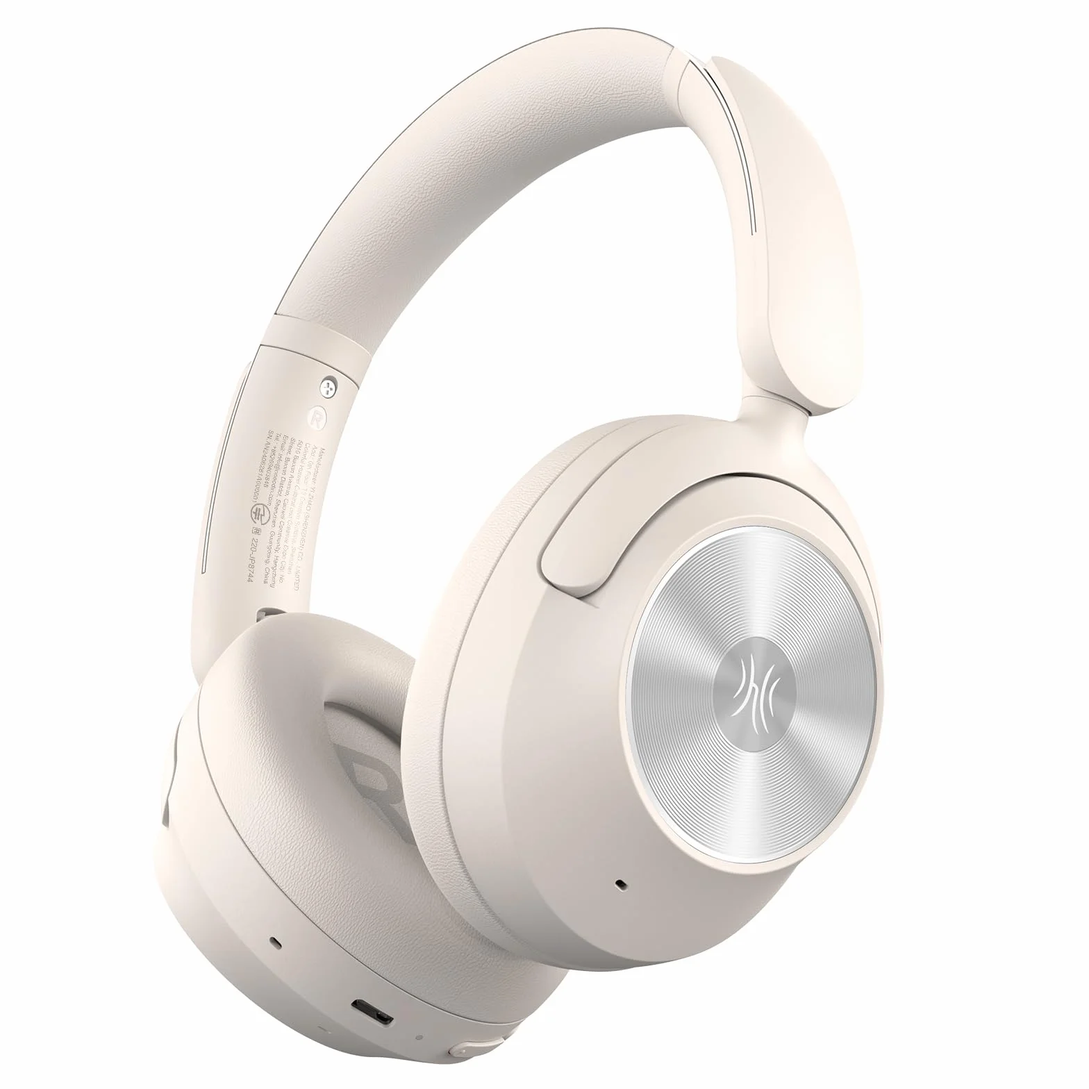 OneOdio Focus A6 Hybrydowe słuchawki z aktywną redukcją szumów, czas odtwarzania 75 godzin, LDAC Hi-Res Lossless Audio, Bluetooth 6.0, podwójny mikrofon ENC, przewodowe ANC przez USB-C, bezprzewodowe