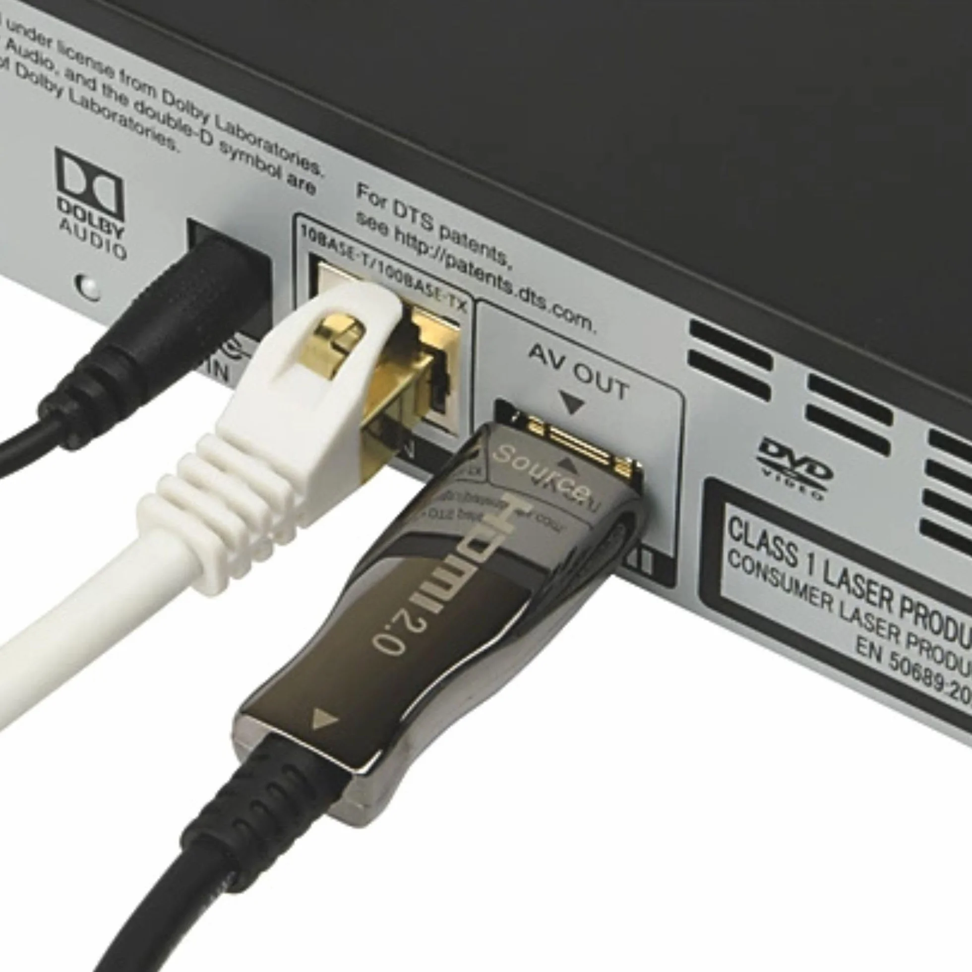 Labgear Kabel światłowodowy HDMI 10 m, aktywny optyczny przewód 4K HDMI 2.0 z Ethernetem, wysoka prędkość 18 Gb/s, HDR, ARC, obsługa CEC, lekki, smukły kabel HDMI do instalacji na duże odległości