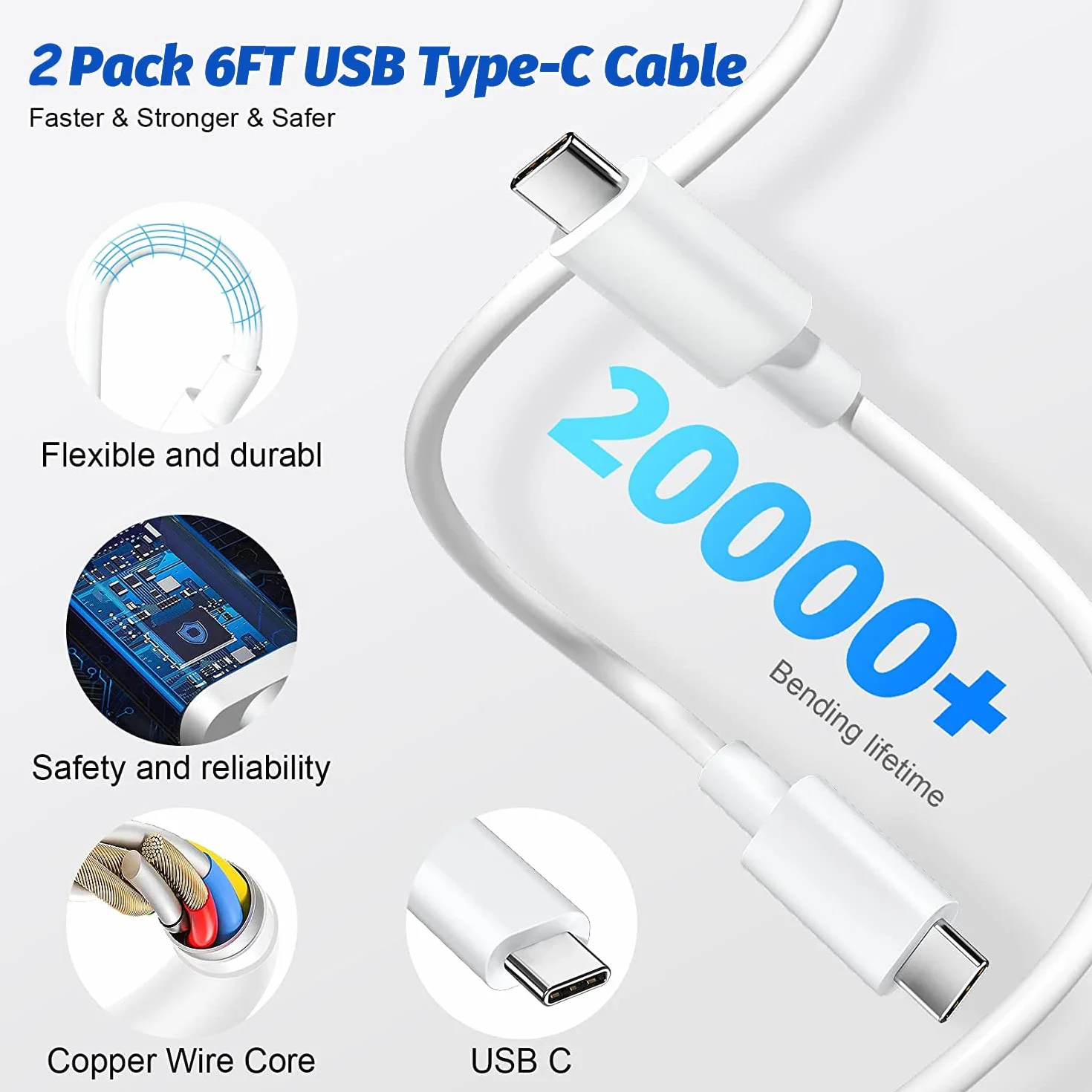 Szybka ładowarka do iPada, ładowarka do iPada, szybkie ładowanie, 2 sztuki, wtyczka ścienna i kabel USB C na C, 1,8 m, typ C na C, do iPada Pro 12,9, iPad Pro 27,9 cm, iPad Air 5. / 4. generacji,