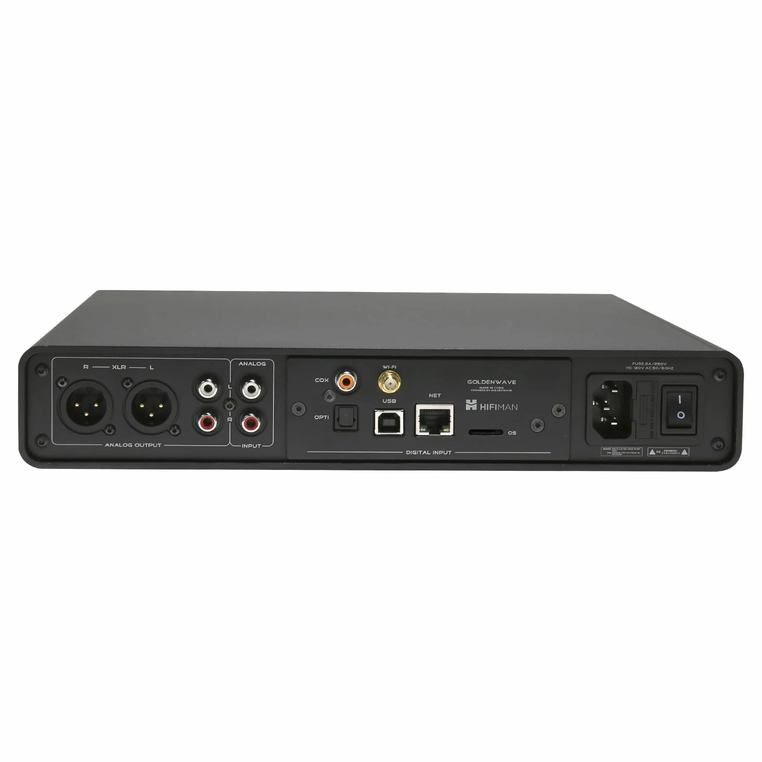 HIFIMAN SERENADE WIRELESS Hi-Fi DAC i wzmacniacz słuchawkowy klasy A z przetwornikiem cyfrowym HYMALAYA PRO R2R, obsługa mediów strumieniowych, szybkie połączenie WIFI, koncentryczne, optyczne, sieć