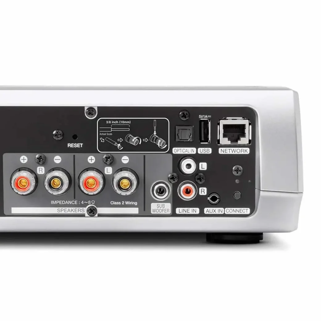 Denon Wzmacniacz bezprzewodowy HEOS AMP HS2 Srebrny