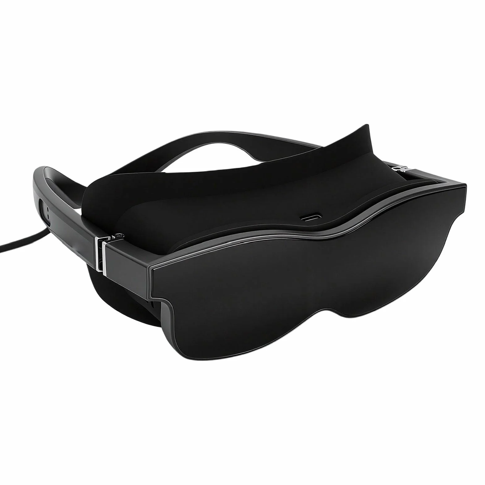 Okulary VR, Okulary 3D do Wirtualnej Rzeczywistości ze Słuchawkami do Oglądania Gier Filmowych, Pole Widzenia 70 Stopni, Wciągające Wrażenia Wizualne Wideo VR