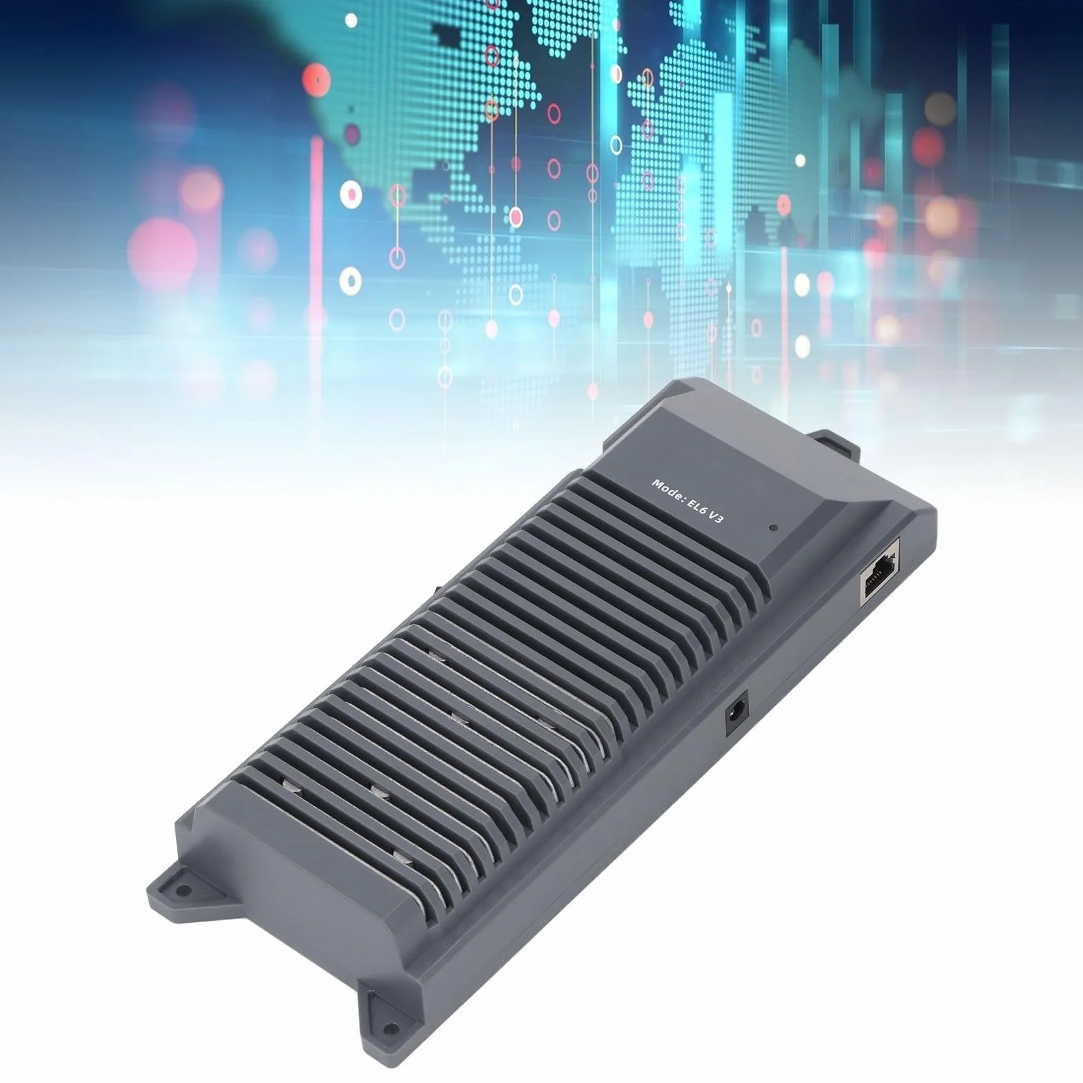 FTVOGUE Zestaw Satelitarnego Konwertera Internetowego, Wysokowydajny Konwerter DC na POE do DISH V3, Stabilny Zasilacz 150 W z baterią 12 V, do Użytku na Zewnątrz