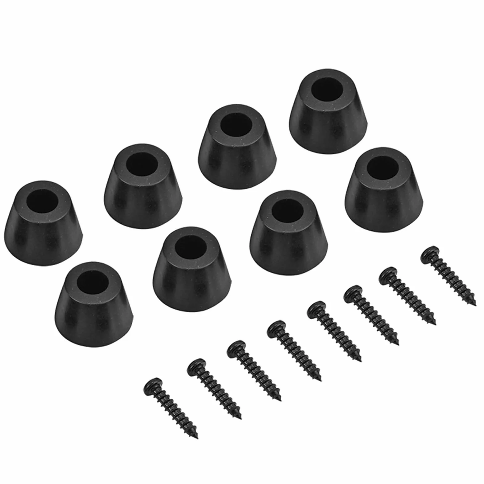 Nóżki Wzmacniacza Głośnik Marshalla Nóżki Gumowe Czarne 4 Pary 30X20Mm Gumowe Nóżki Podstawa Antywibracyjna Stojak na Głośnik Wzmacniacz Gitarowy W Śruby