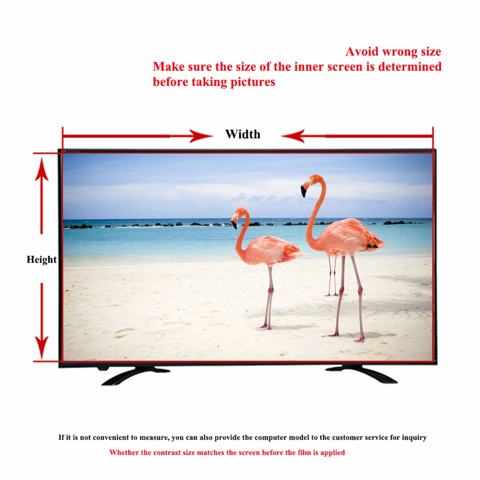 Folia ochronna na wyświetlacz TV, 32-75", filtr ochronny do oczu, akcesoria do telewizora, bez folii bąbelkowej, do LCD, LED, OLED i QLED 4K HDTV, 856 x 478 mm