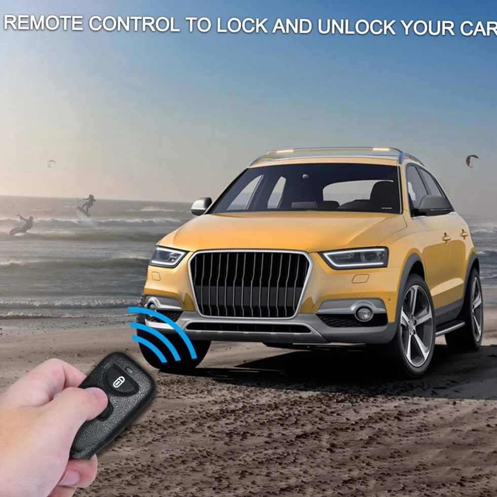 Shkalacar 12V Centralne Zamknięcie Samochodowe, Uniwersalny Samochód Zdalny Zestaw Zamek Drzwi Blokada Pojazdu System Wejścia Bez Klucza z 2 Zdalnego Sterowania