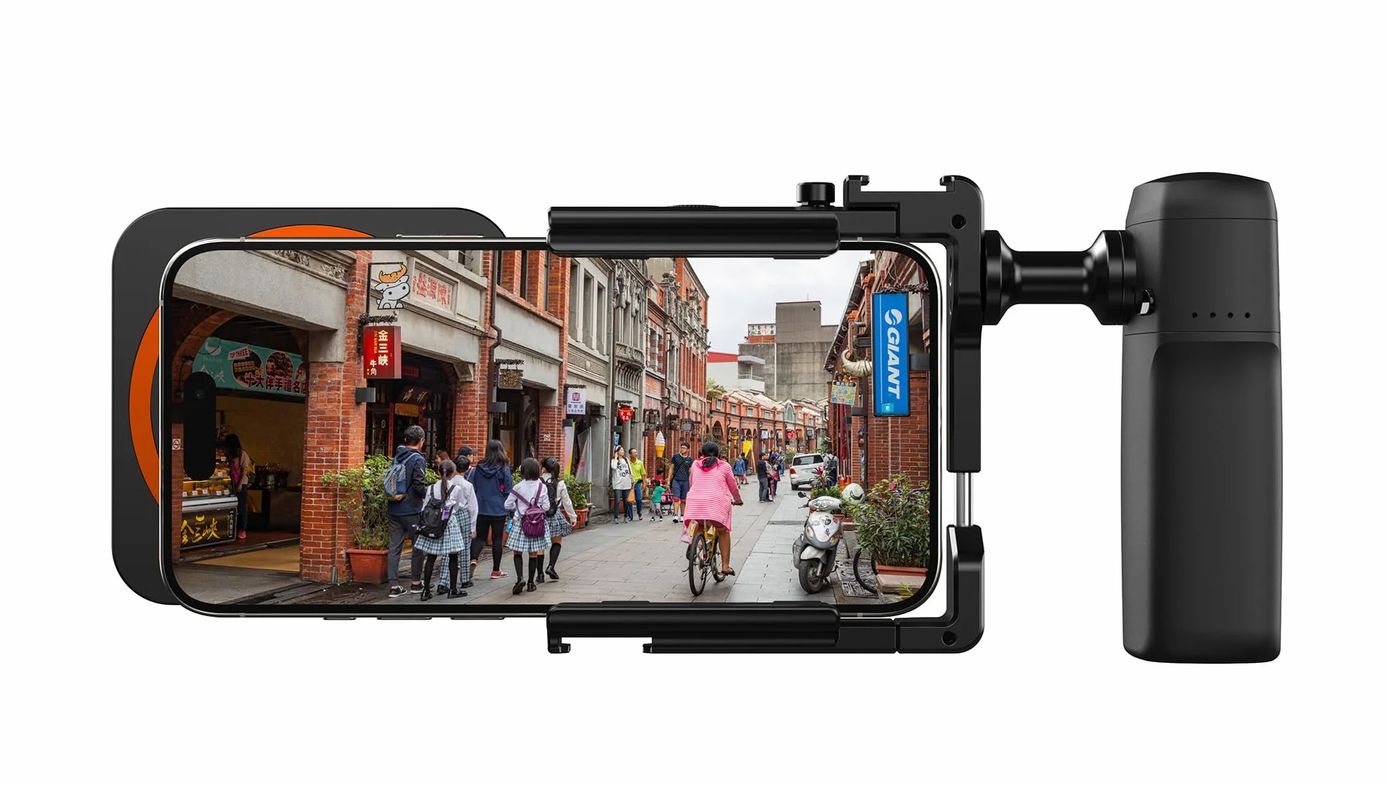 Levenhuk Kelvin RIG20 Profesjonalna Klatka Fotograficzna Na Smartfon, Bluetooth Zdalny Spust Migawki, Uchwyt Boczny z Wbudowaną Baterią, Akcesoria w Zestawie do Vlogów i Transmisji na Żywo | Bluetooth Zdalny Spust Migawki, Uchwyt Boczny z Wbudowaną Bateri