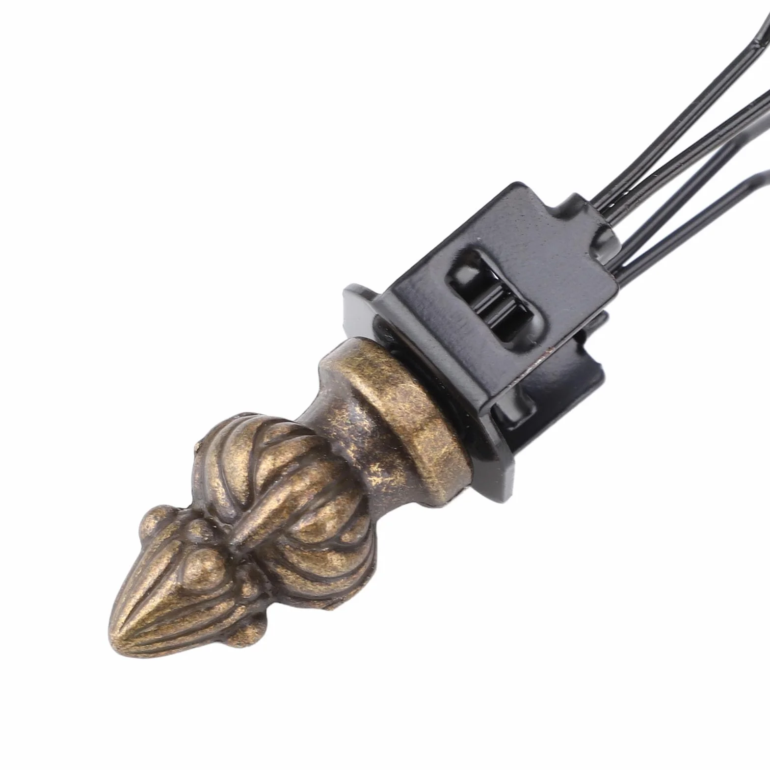 Adapter do Abażuru, Uchwyt na Abażur Nowoczesny Stylowy Metal 2 szt. Adapter do żarówki Lampy Klips na Abażurze do Lampy Podłogowej, Lampy Stojącej, żyrandola