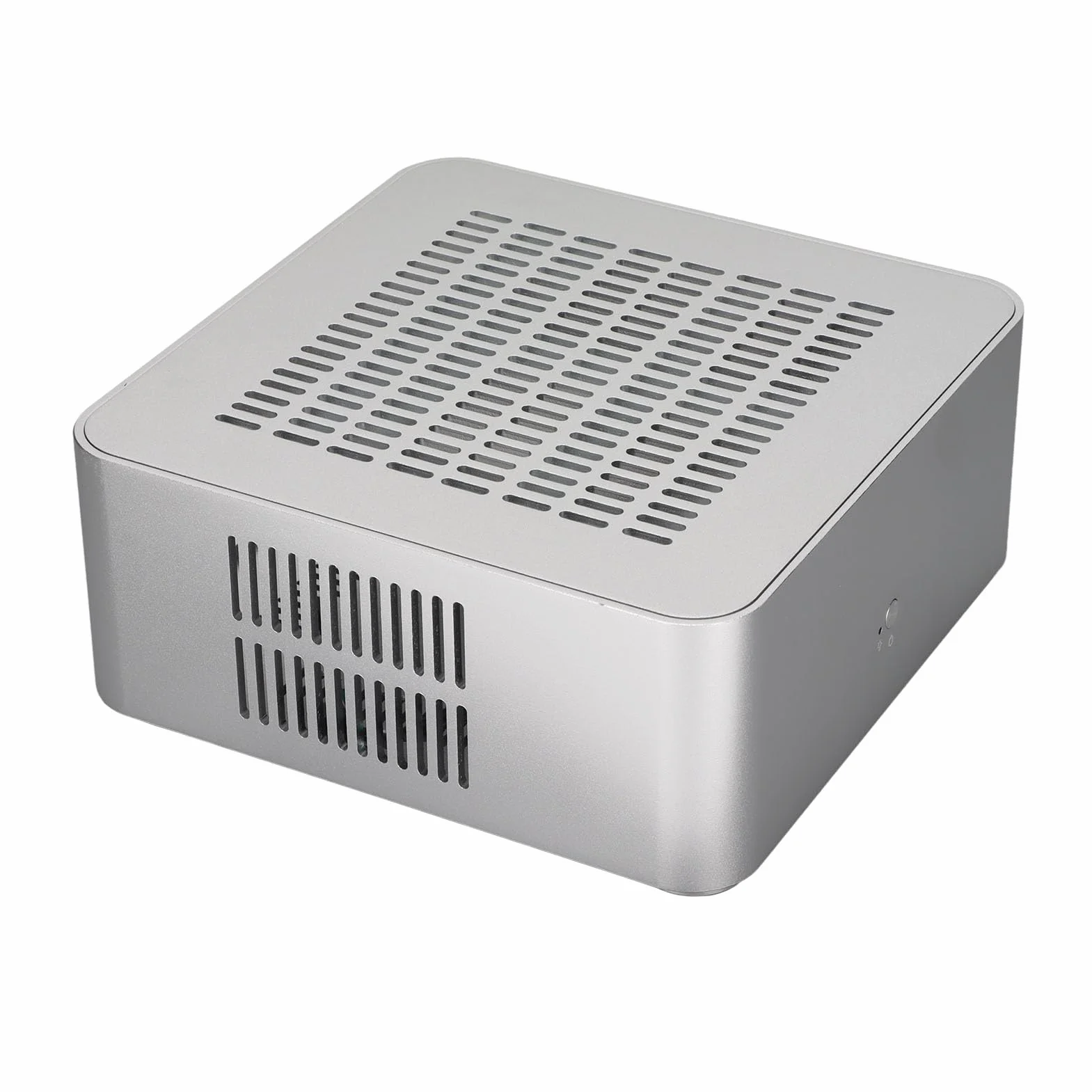 Semme Obudowa Komputera Stacjonarnego ITX Kompaktowa Obudowa HTPC z Dobrym Odprowadzaniem Ciepła Wysokiej Jakości Stop Aluminium do Domowych Terminali Wideo i Terminali Samoobsługowych