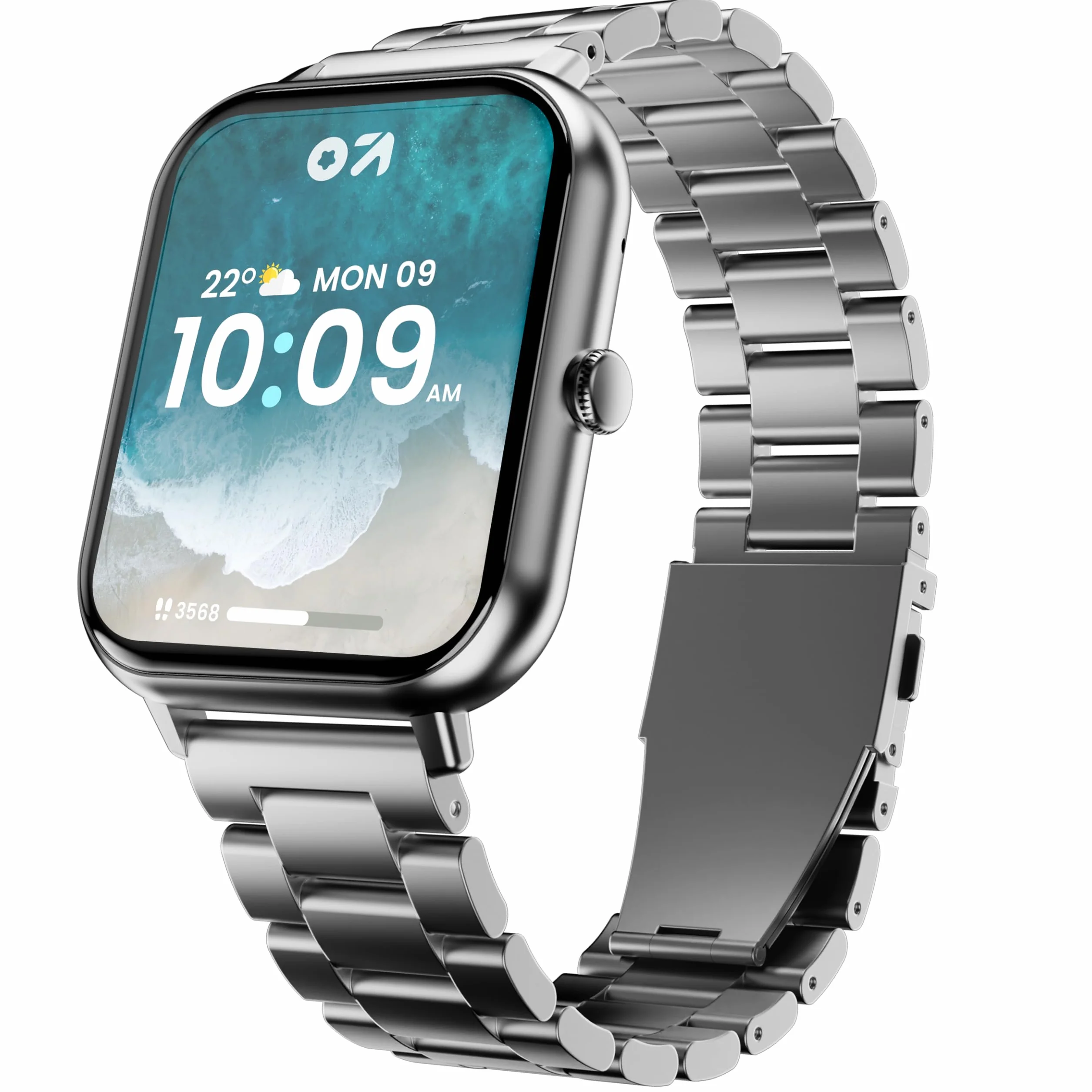 Boult Nowo wprowadzony na rynek Drift+ Smart Watch ekran HD 1,85'', połączenia Bluetooth, IP68, jasność 500 nitów, ponad 150 tarcz zegarków, asystent głosowy AI, monitorowanie SpO2, smartwatch z