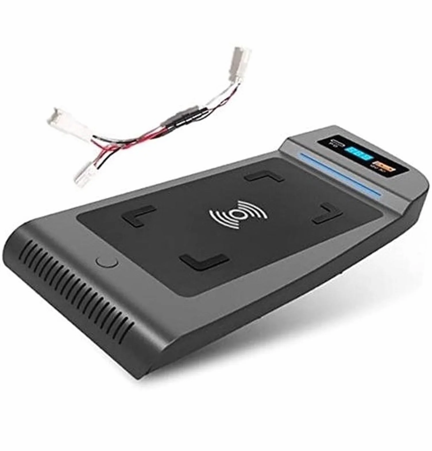 Qi Bezprzewodowa ładowarka samochodowa do Vellfire Alphard AH30 Akcesoria 15W Telefon Szybkie Ładowanie Tablica Wewnętrzny Produkt Bezprzewodowa ładowarka samochodowa 2015-2022