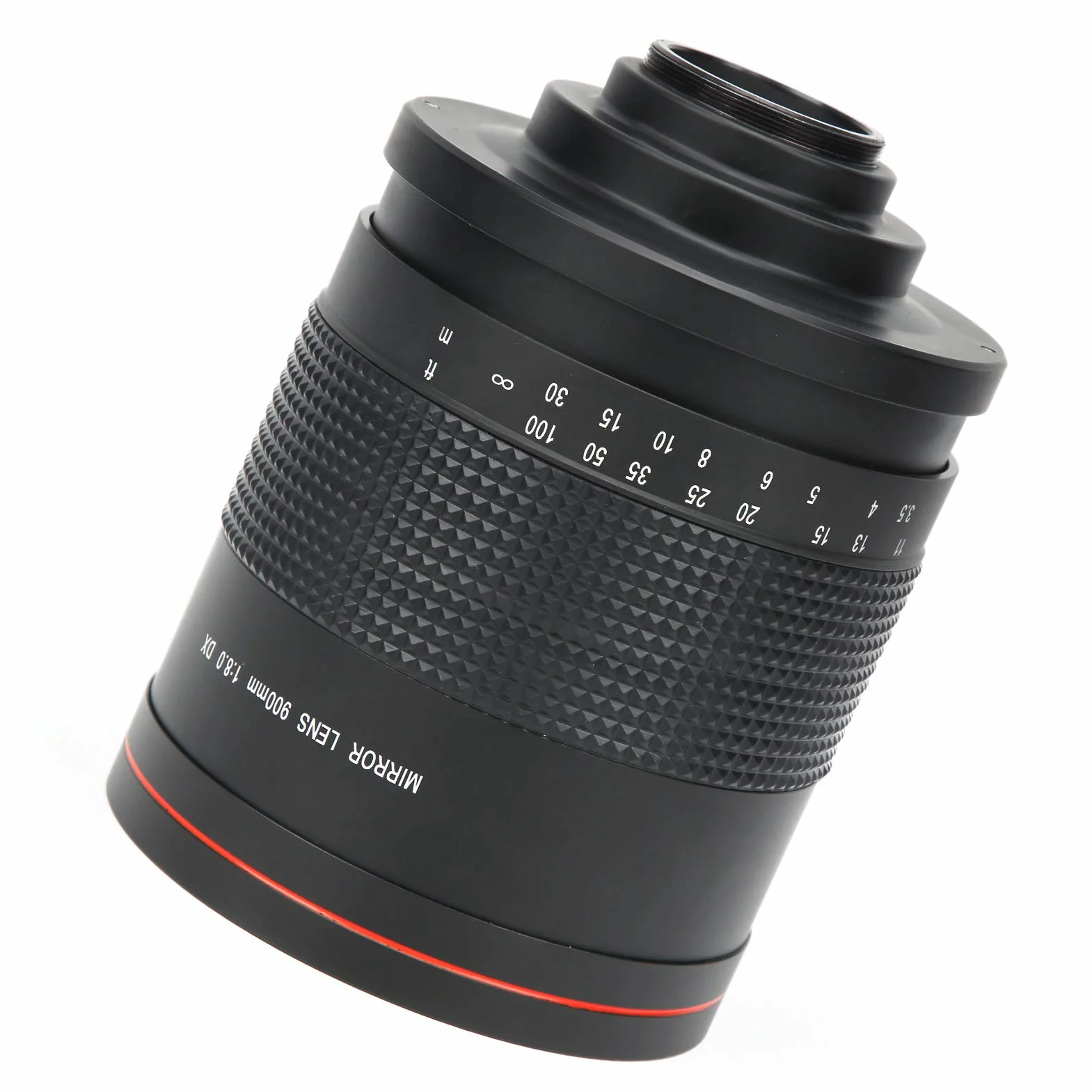 Teleobiektyw lustrzany, 900 mm F8.0 Ręczne ustawianie ostrości Teleobiektyw zmiennoogniskowy z pierścieniem adaptera do bezlusterkowego aparatu dla Sony NEX, do obserwacji ptaków krajobrazu