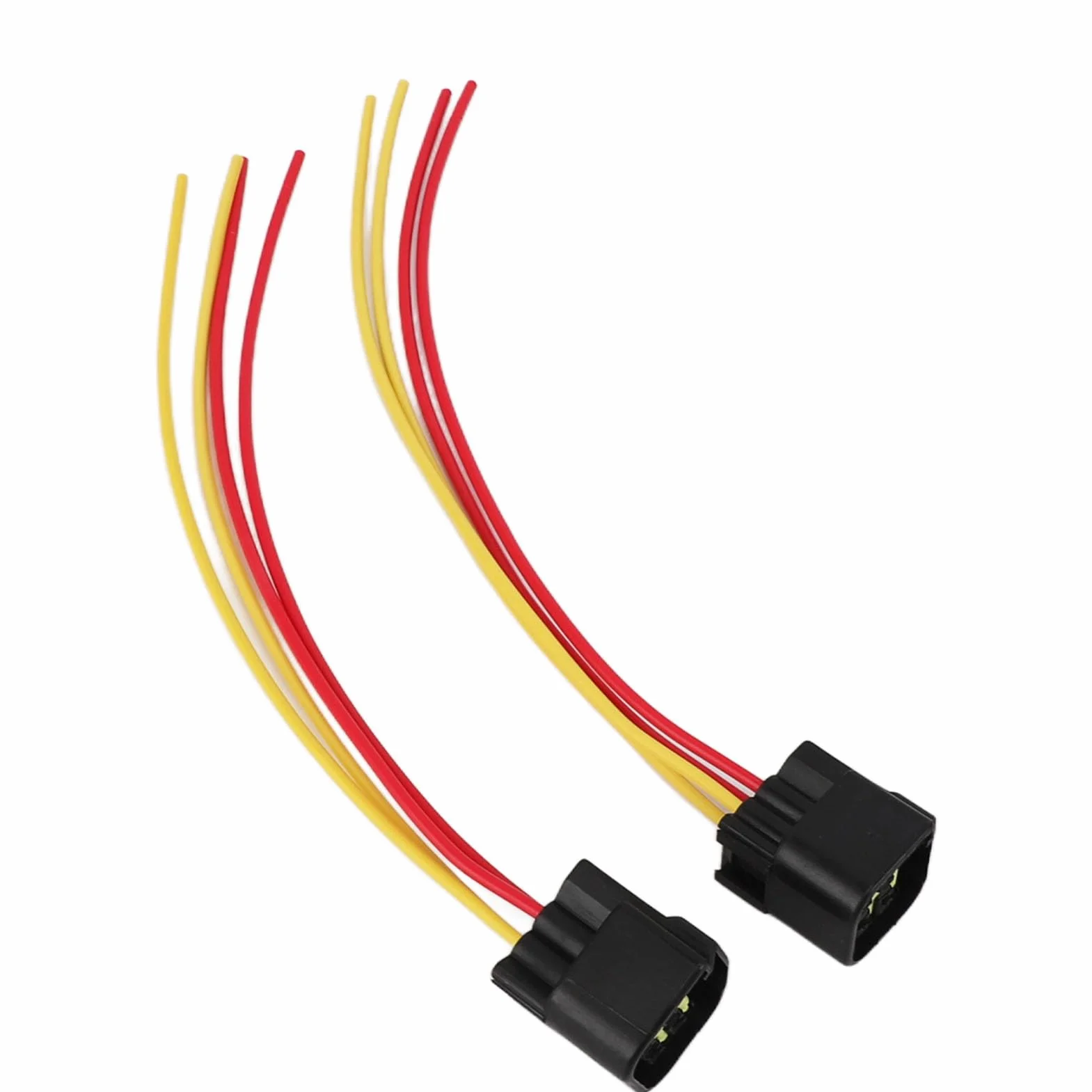 Wtyczka Złącza Elektromagnetycznego dla TL1000 SV650, 2 szt. Wtyczka Przekaźnika Elektromagnetycznego Rozrusznika Wtyczka do Wiązki Przewodów Złącze Elektryczne Wymiana Wtyczki