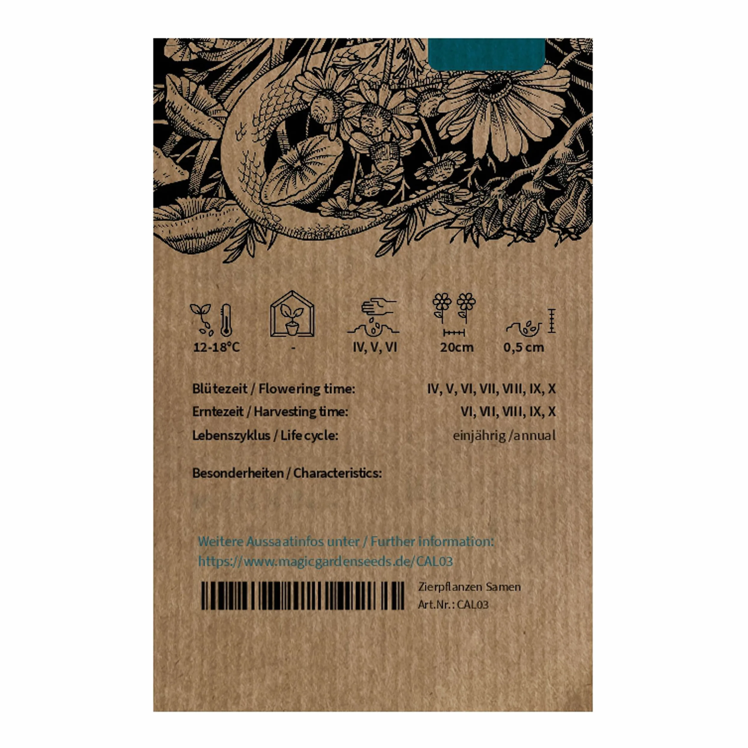 Nagietek lekarski (Calendula officinalis) - około 50 nasion
