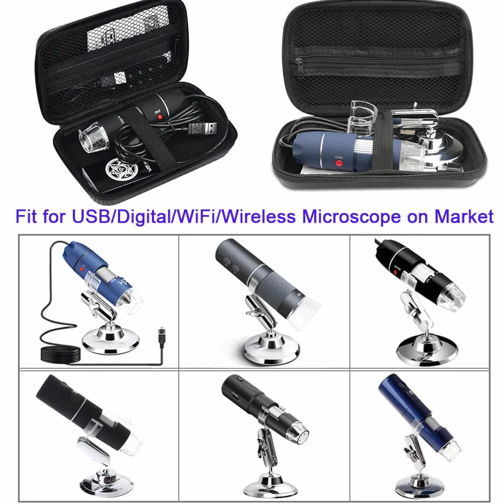 Torba do przenoszenia mikroskopu USB WiFi cyfrowy