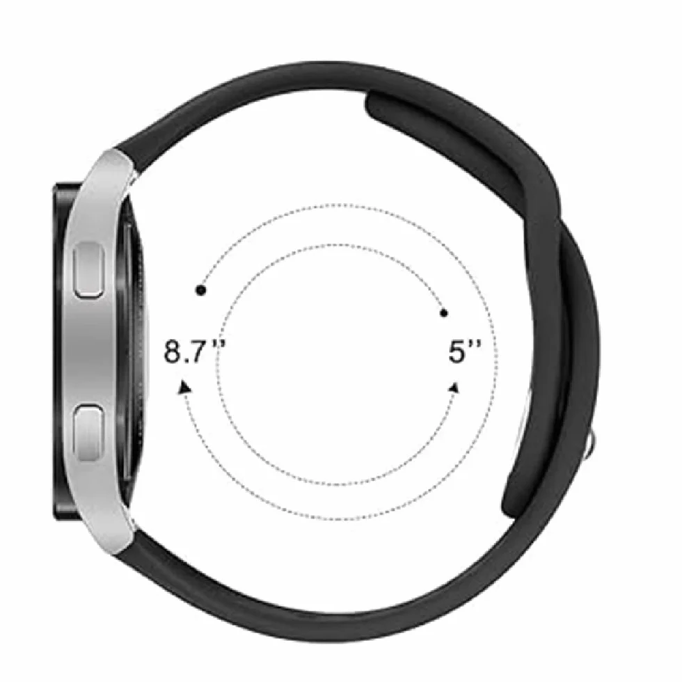 Pasek silikonowy do Garmin Vivoactive 4S Venu 2S 3S 18 mm