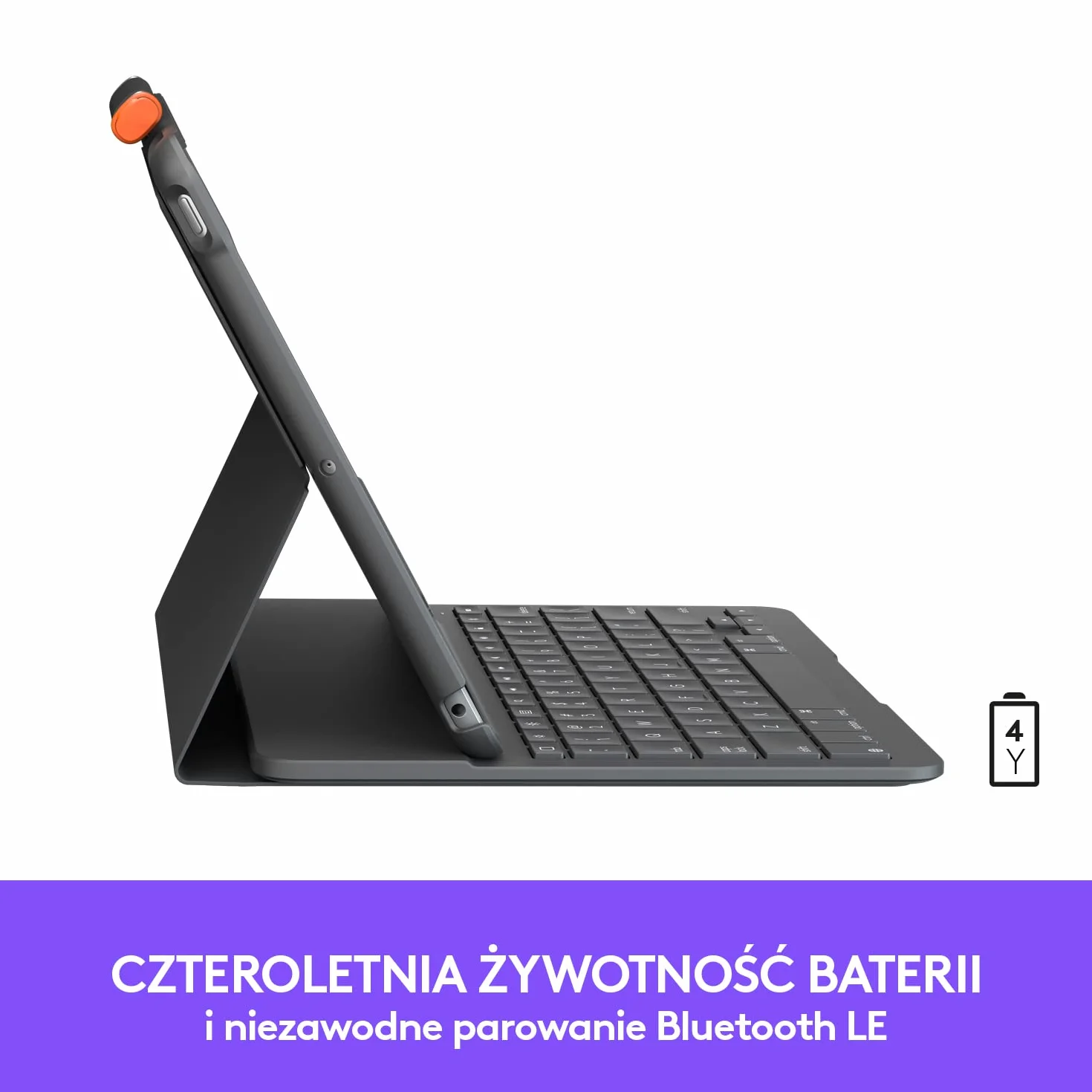 Logitech Slim Folio for iPad - UK QWERTY