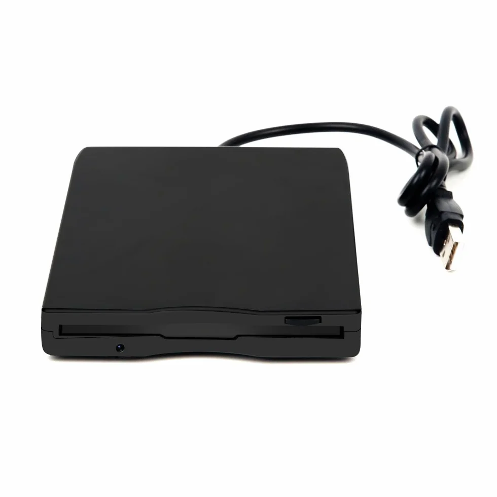 Przenośny zewnętrzny napęd dyskietek USB 3,5 cala FDD 1,44 MB do laptopów z systemem Windows 10/7/8/XP/Vista, Plug and Play, nie wymaga dodatkowego sterownika - czarny..