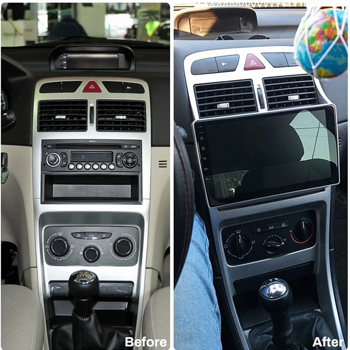 Nawigacja GPS do samochodu, nawigacja kempingowa i elektronika gps dla pojazdów System z bezpłatną aktualizacją mapy ekran dotykowy, dla PEUGEOT (307) 2002-2013
