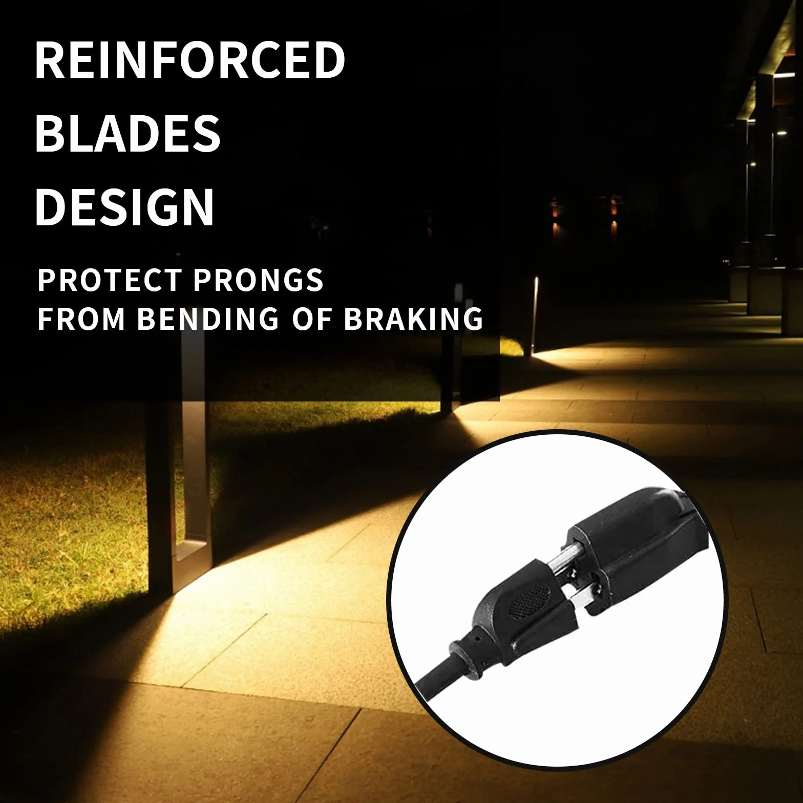 30FT Outdoor Extension Cord-16/3 SJTW Trwały Czarny Kabel Przedłużający z 3 Prong Grounded Plug for Safety