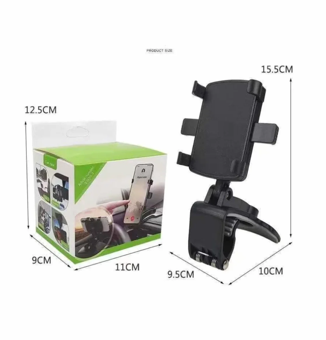 Uchwyt Telefon 360 stopni obrót pod wieloma kątami uchwyt samochodowy na telefon uniwersalny stojak smartfona komórkowy wspornik do montażu gps Do Samochodu(1pc)