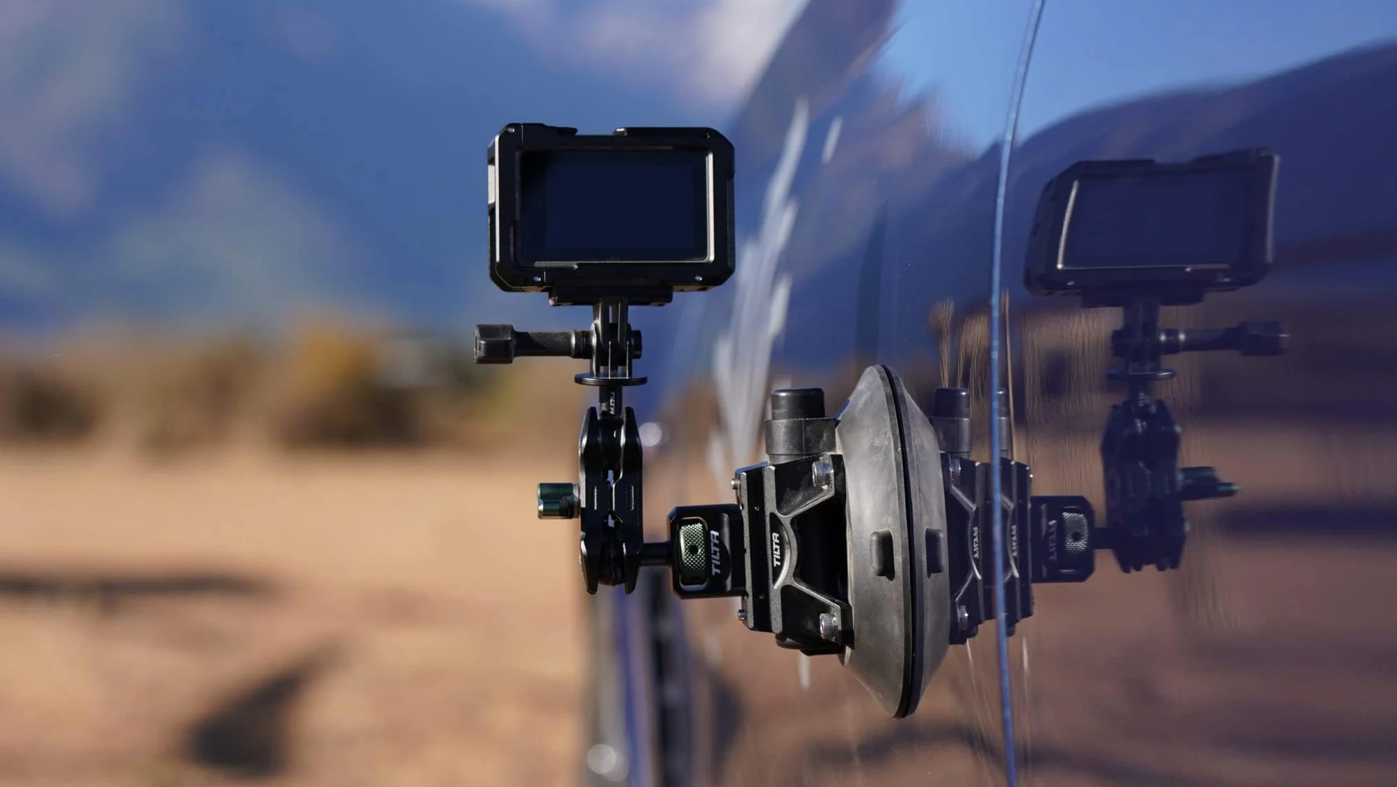 Tilta Uniwersalny zestaw montażowy do kamery sportowej - 11,5 cm mocny uchwyt na przyssawkę z mini ramieniem przegubowym - kompatybilny z GoPro Hero 11, DJI Action 3, Insta360 X3 i innymi,