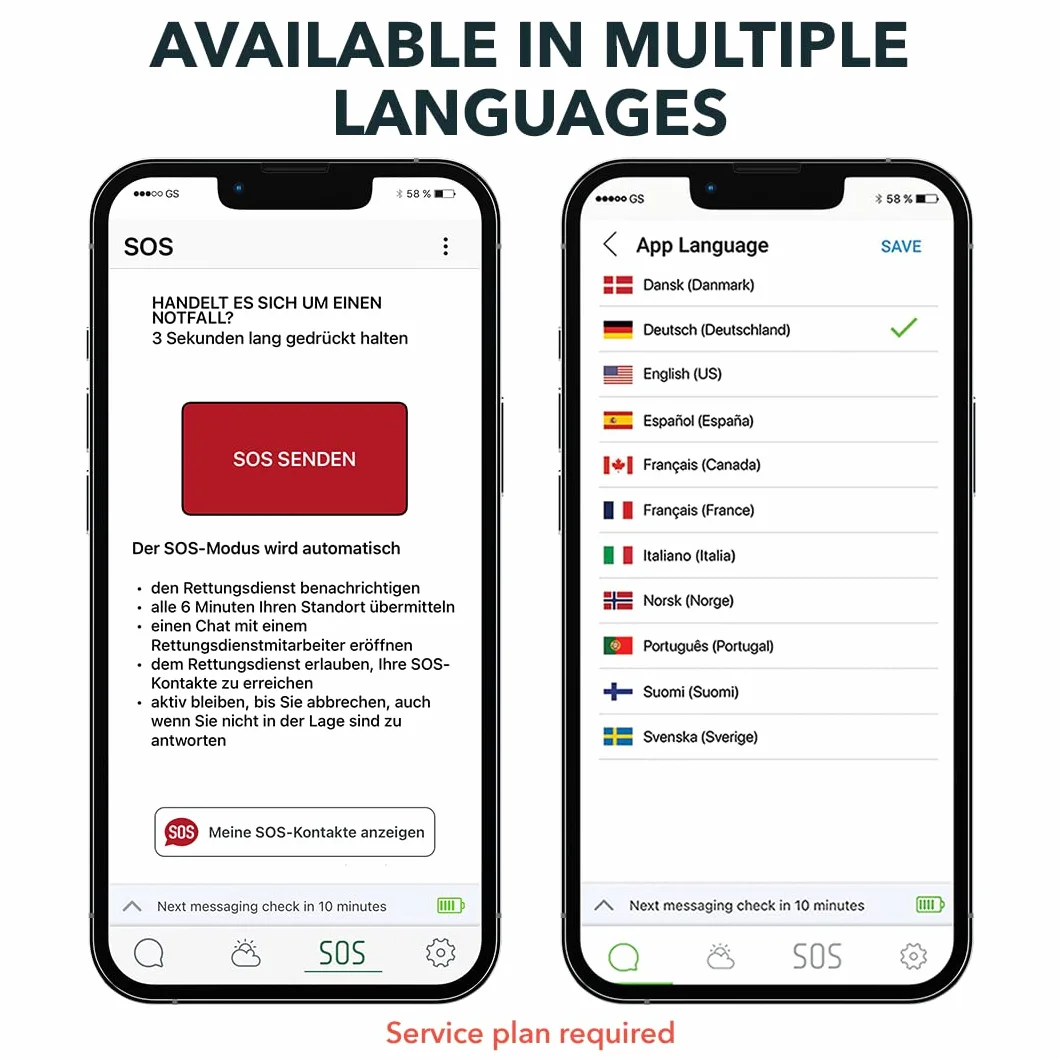 ZOLEO Dwukierunkowy komunikator satelitarny – globalne wiadomości SMS i e-mail, alarmowanie SOS alarmowe, odprawa i lokalizacja GPS - akcesoria do smartfona z systemem Android i iOS