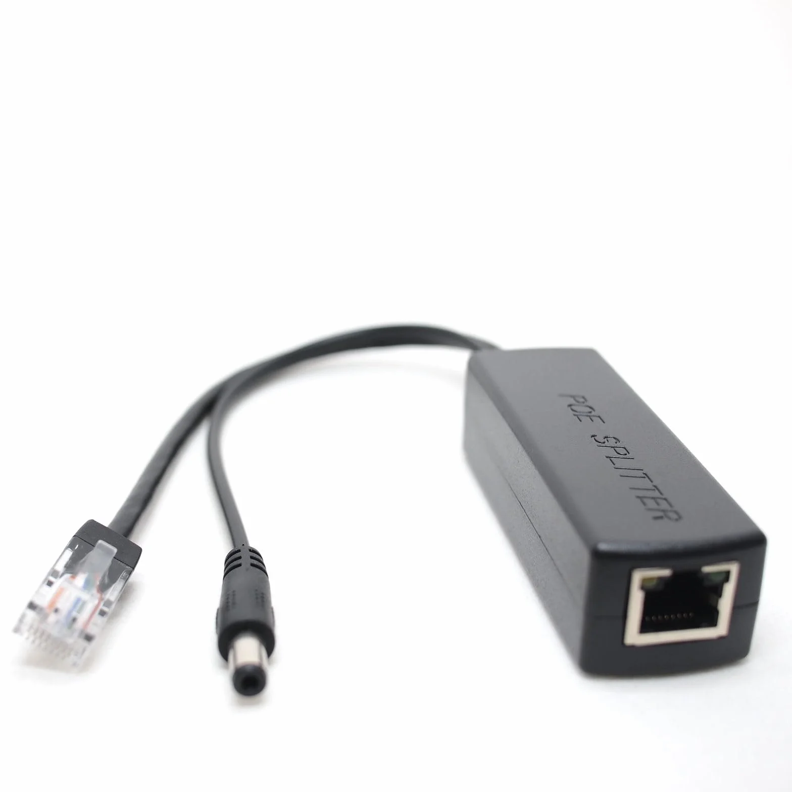 Gigabit Active PoE Splitter Power Over Ethernet 48 V do 12 V 1000 Mb/s