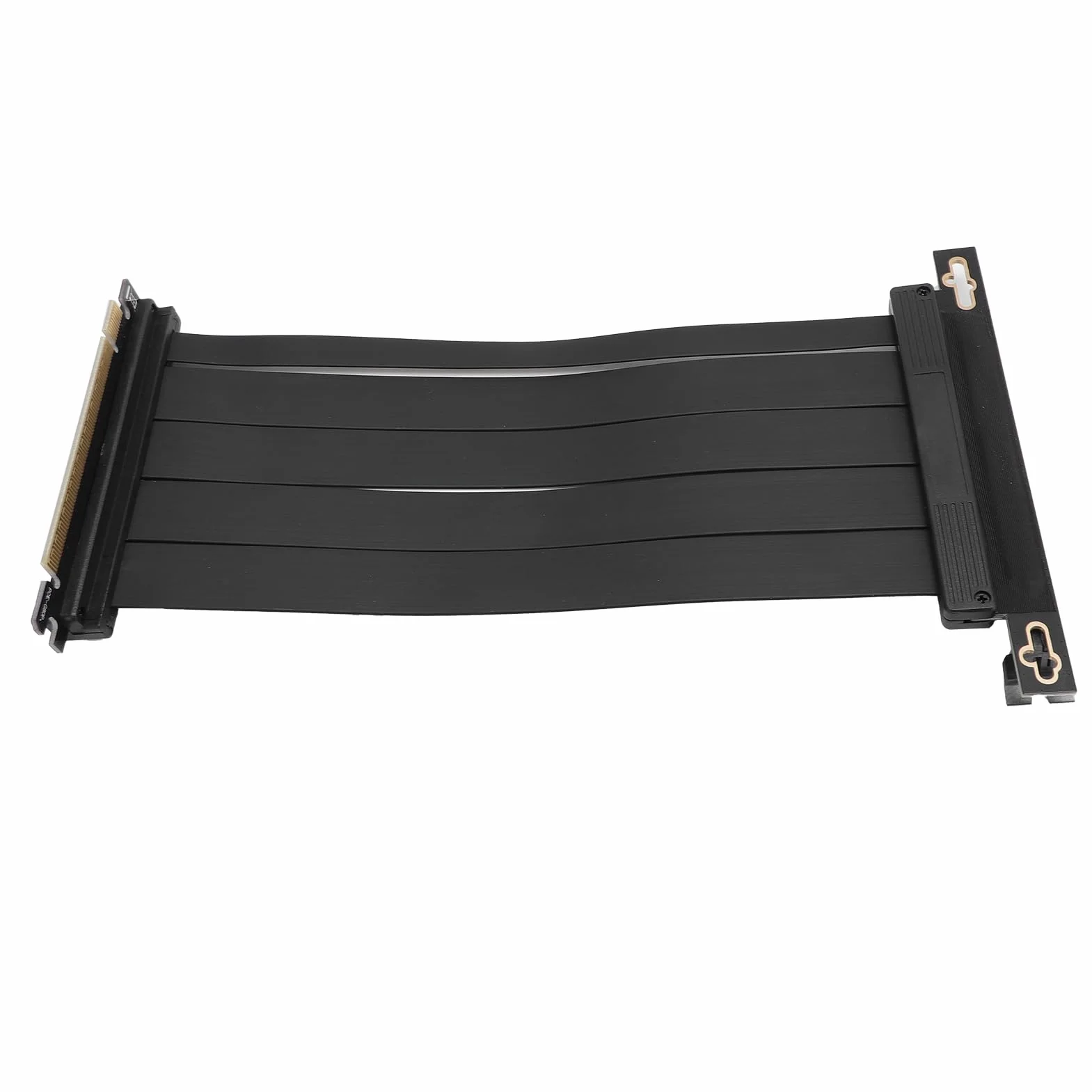 Fockety Kabel Pionowy PCIE 4.0 X16, Elastyczne Przedłużacz o Wysokiej Prędkości z Złączem do Odwrotnego 90 Stopni dla RTX4090 RX8900, Kompatybilny z PCIE 3.0 2.0 1.0, Instalacja GPU Pion (60 cm)