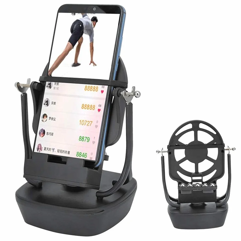 Automatic Shake Wiggle Electronic Perpetual Motion Machine Uchwyt na Telefon Komórkowy, Motion Brush Step Safety Wiggler Shake, Phone Swing Device Phone CharmsAkcesoria