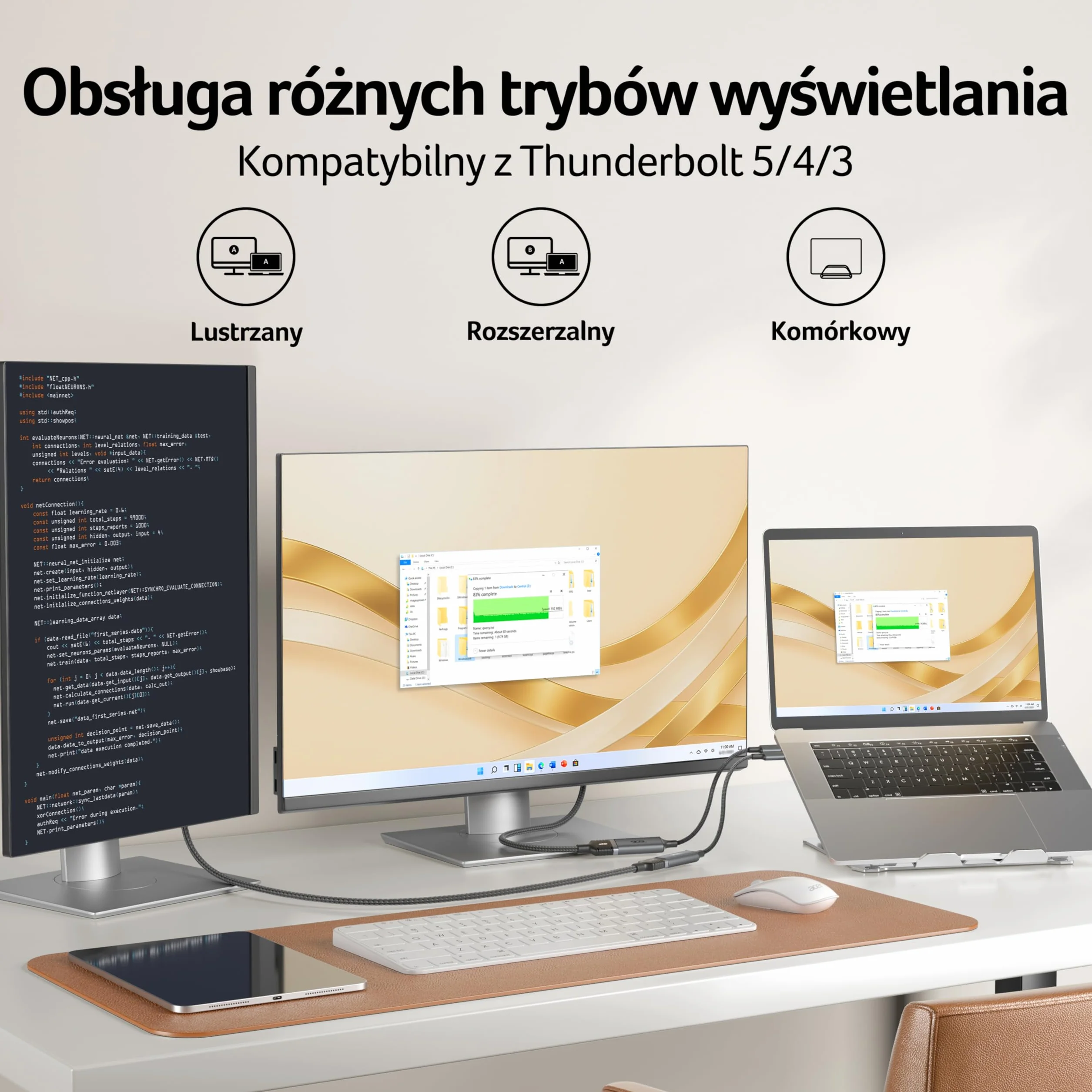 Acer Adapter USB C do HDMI 4K@60Hz, Adapter Typu C HDMI HDR, Thunderbolt 5/4/3 Kompatybilny z Monitorem, MacBookiem Pro Air, iMacem, Serią iPhone 17, iPadem Pro Air, Galaxy S26, laptopem, XPS itp.
