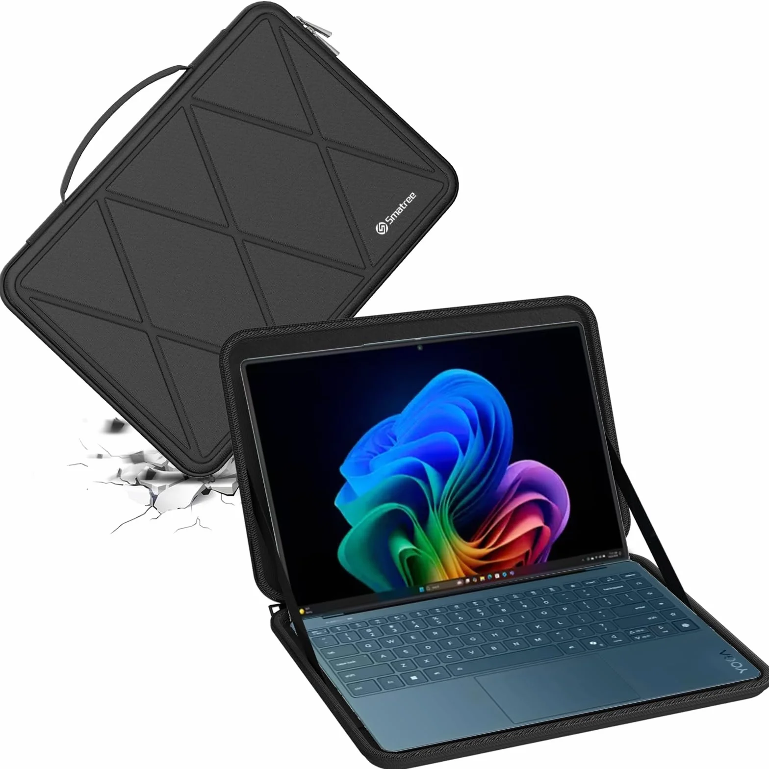 Smatree Twardy futerał ochronny z tworzywa EVA, kompatybilny z 40.6 cm Lenovo Legion 7i Gen 10, do laptopa do gier Lenovo Legion Slim 7i Gen 7, odporne na wstrząsy i wodoodporne etui (X8292T)