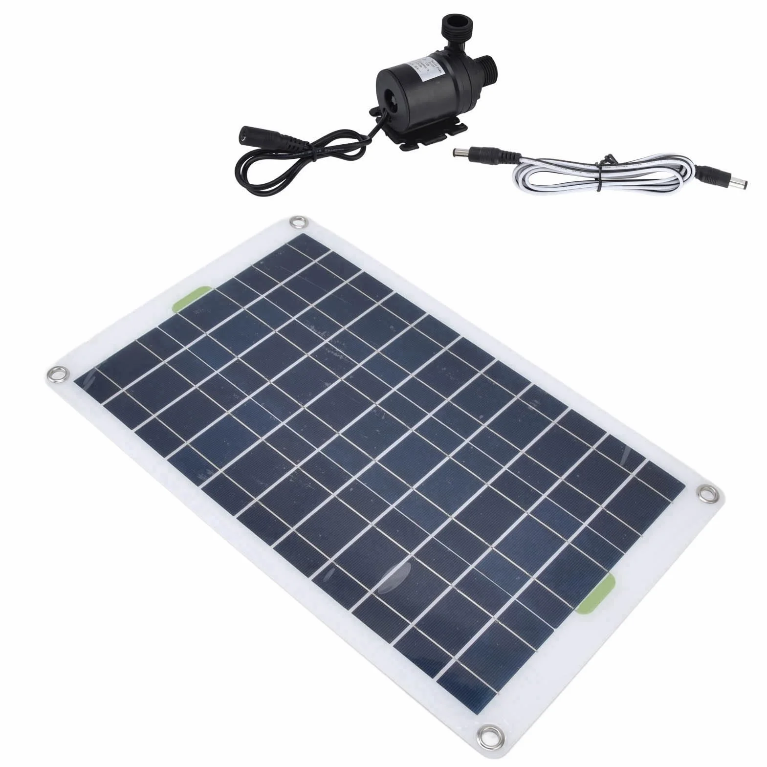Zestaw solarnej pompy wodnej 12V 50W 800 l/h z panelem słonecznym do fontanny na zewnątrz