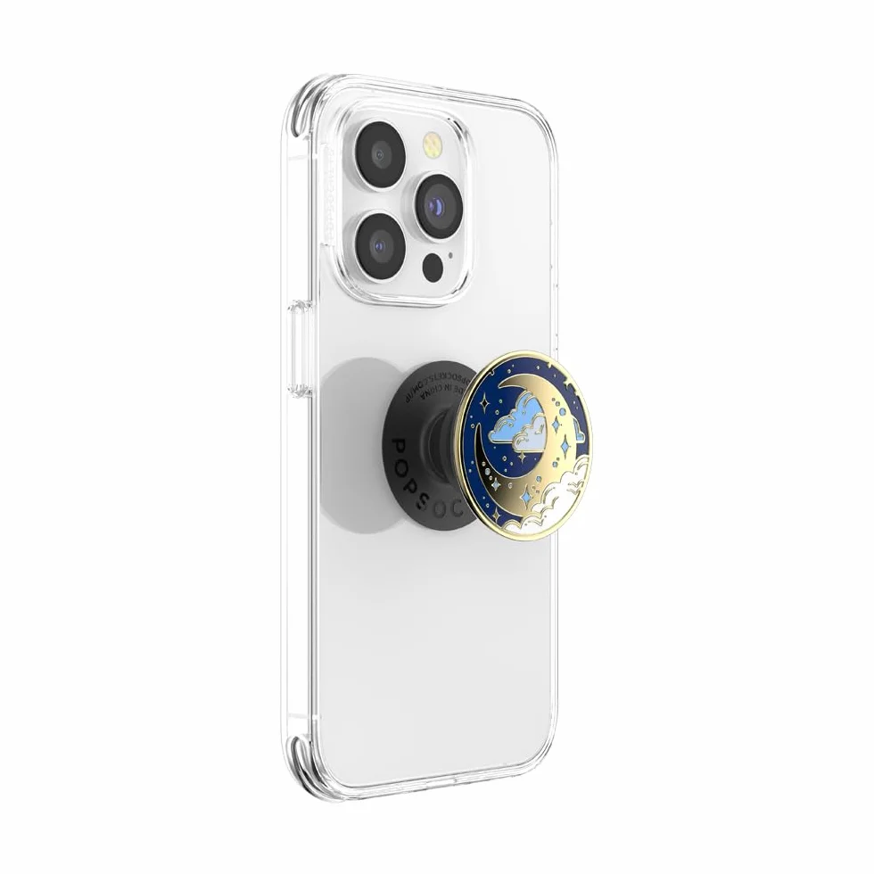 PopSockets Samoprzylepny Grip do Telefonu, Uchwyt, Podstawka do Telefonu, Enamel - Fly Me To Moon