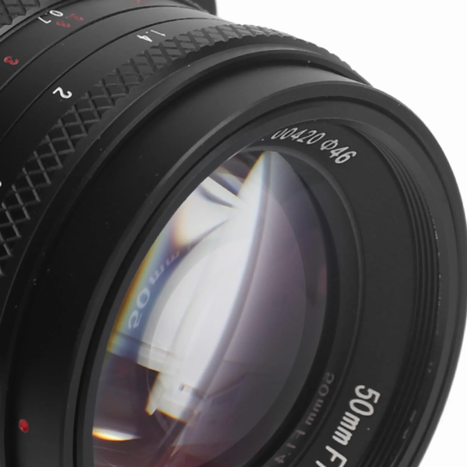 Obiektyw Stałoogniskowy 50 Mm F1,4 z Ręcznym Ustawianiem Ostrości do Mocowania E, Standardowy Obiektyw Stałoogniskowy MF o Dużej Przysłonie do Aparatów X A3 X A5 X A7 X M1 X M2