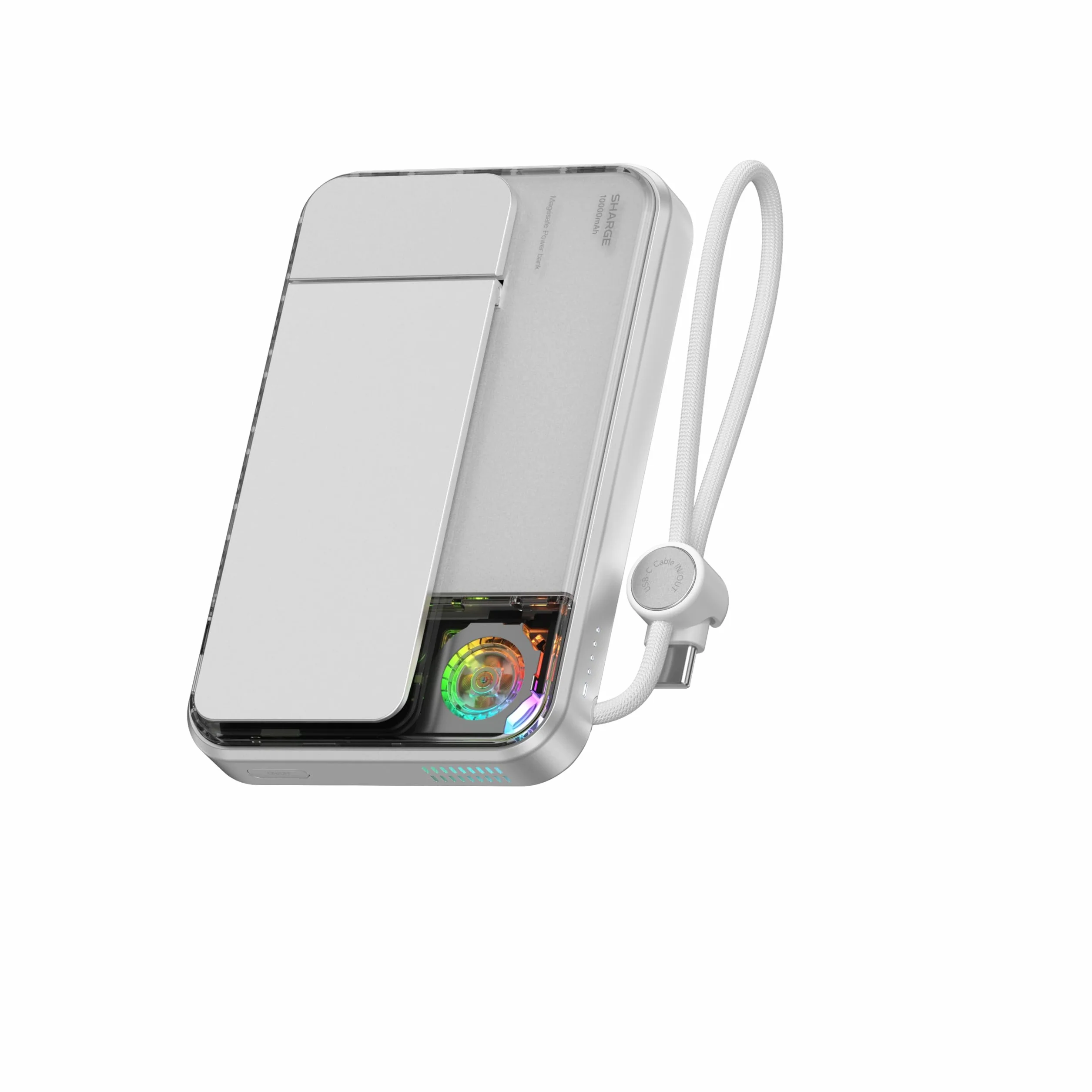 SHARGE Ice Mag 3 Powerbank 10000mAh MagSafe USB C szybkie ładowanie biały