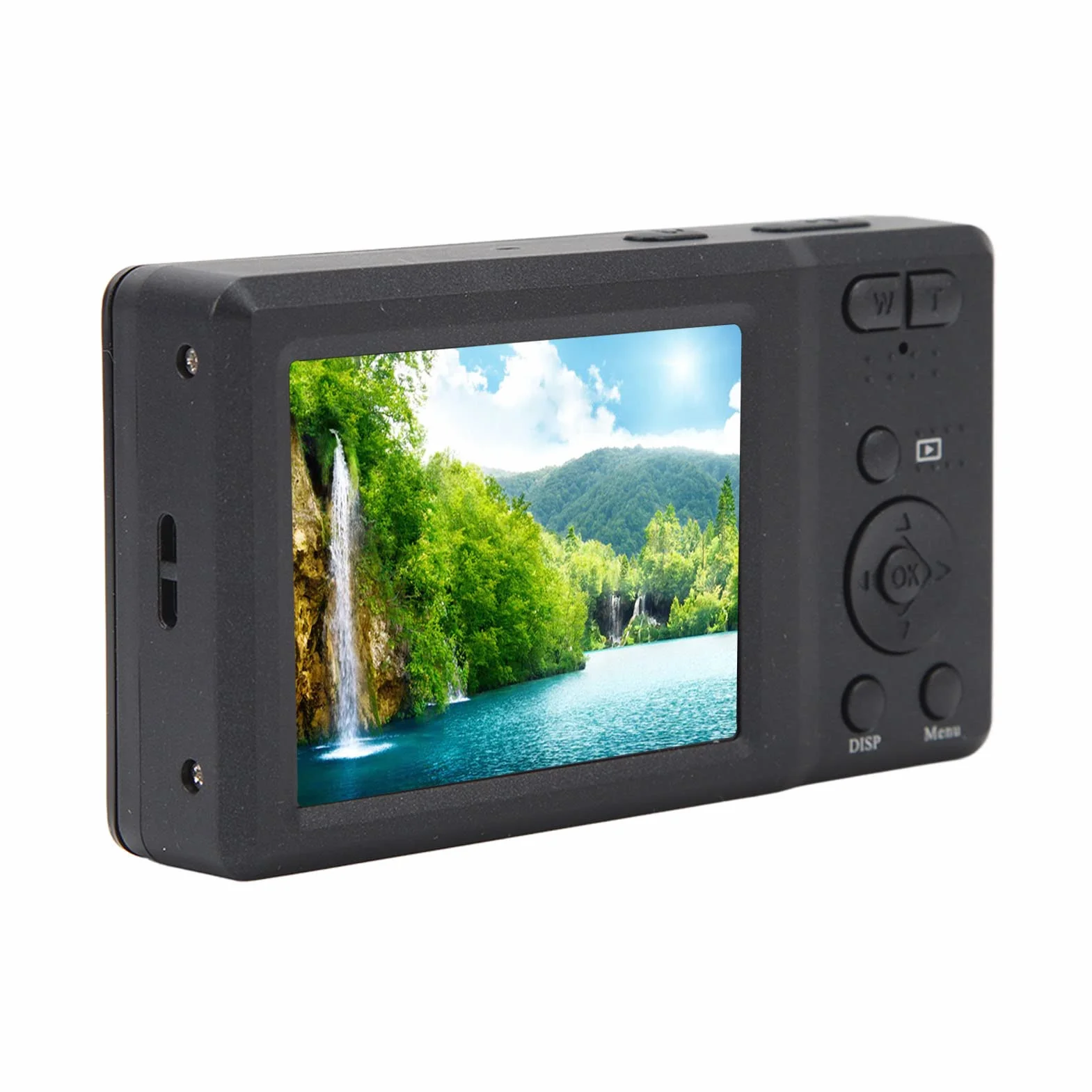 Aparat Cyfrowy Camara Digital 2,7 Cala 4K z 20-krotnym Zoomem Cyfrowym Aparaty Cyfrowe do Podróżowania (BLACK)
