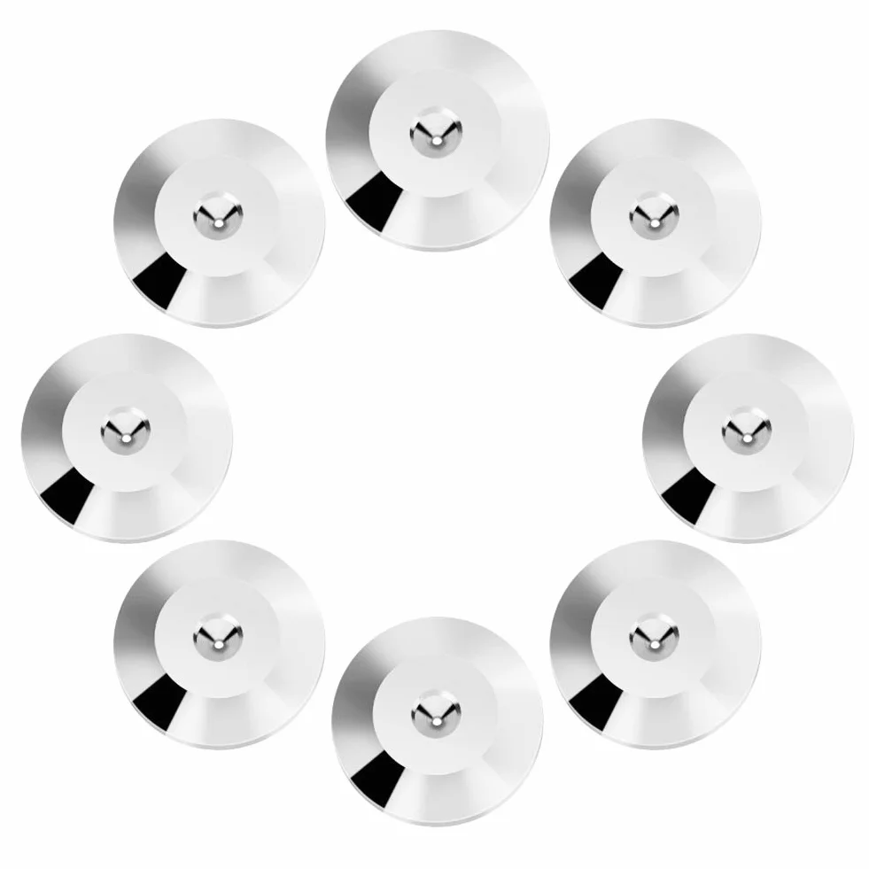 Nóżki Głośnikowe 8 szt. 25 X 4 Mm Uniwersalna Miedziana Podstawa Amortyzująca Podkładki Izolacyjne do Głośników Kolce Podkładka Izolacyjna Zestaw Stojaków Mata Podłogowa Pistolet