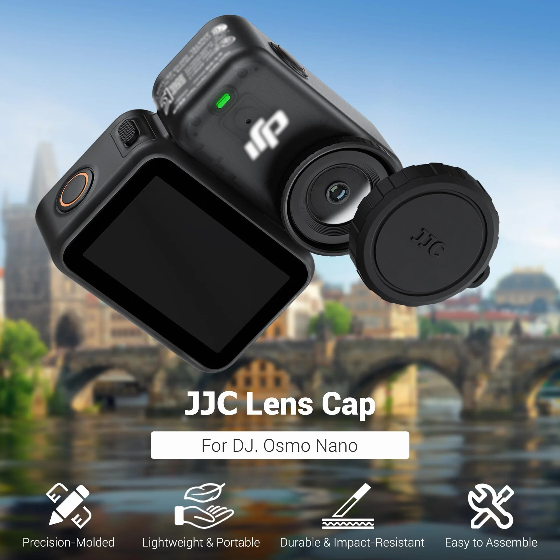 Silikonowa osłona soczewek do DJI Osmo Nano osłona obiektywu akcesoria (2 nakładki)